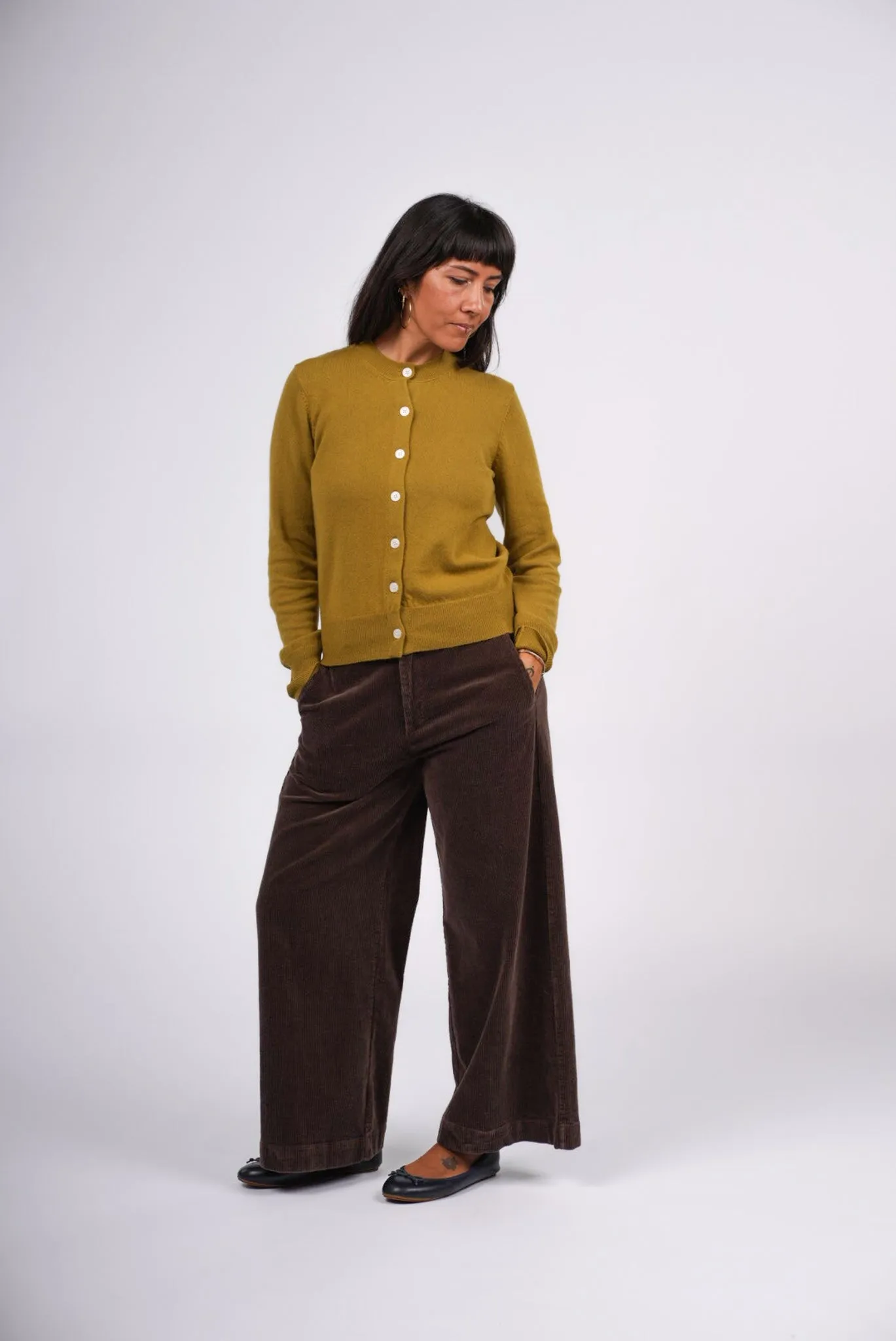 Minimalist NZ Lambswool Cardigan sold by Montaigne product image thumbnail 3