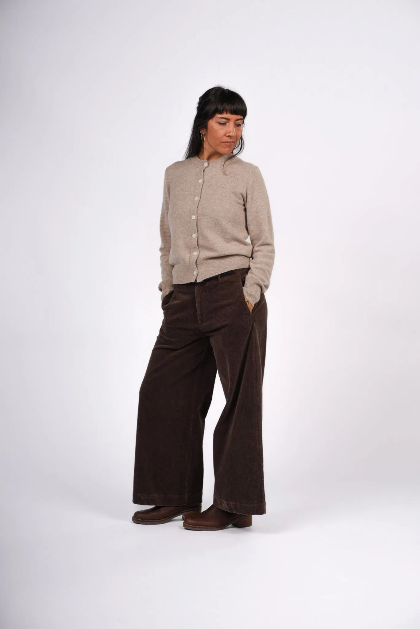 Minimalist NZ Lambswool Cardigan sold by Montaigne product image thumbnail 2