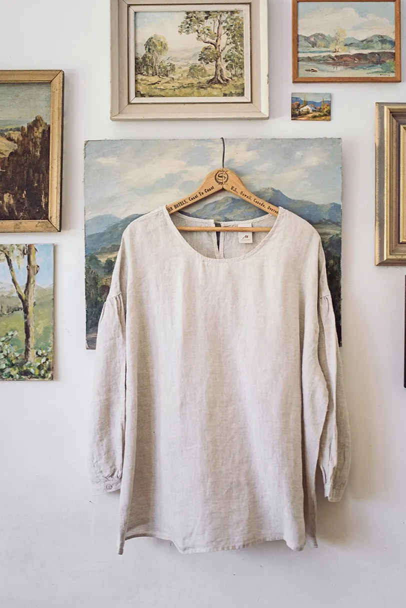 Gina Linen Long Sleeve Top sold by Montaigne product image thumbnail 5