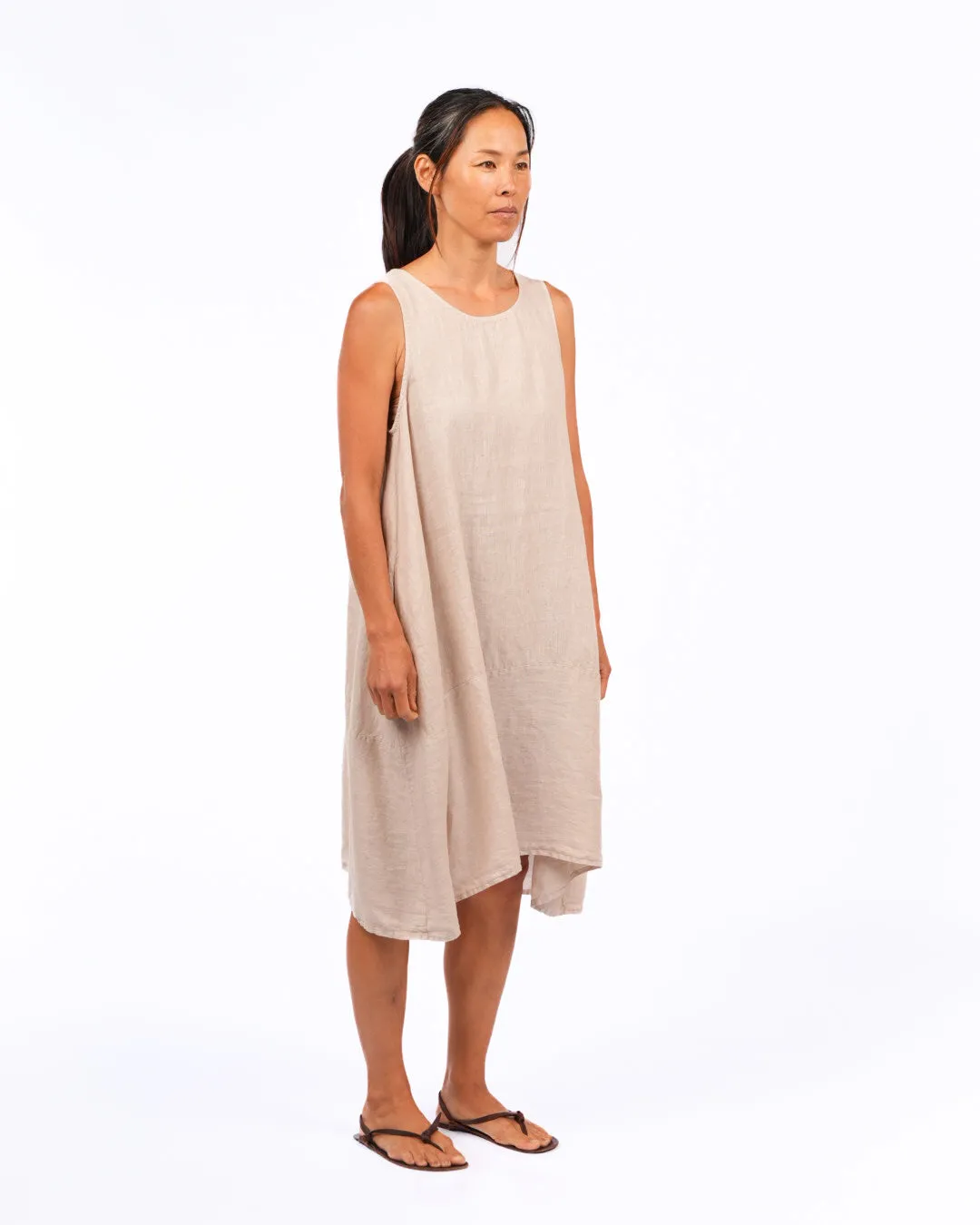 Sara Sleeveless Linen Dress sold by Montaigne product image thumbnail 5