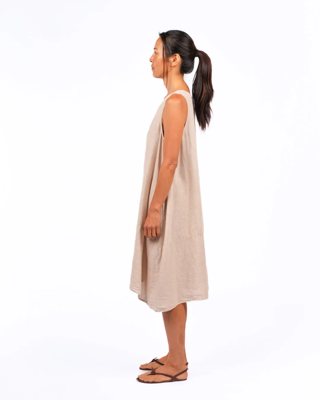 Sara Sleeveless Linen Dress sold by Montaigne product image thumbnail 4