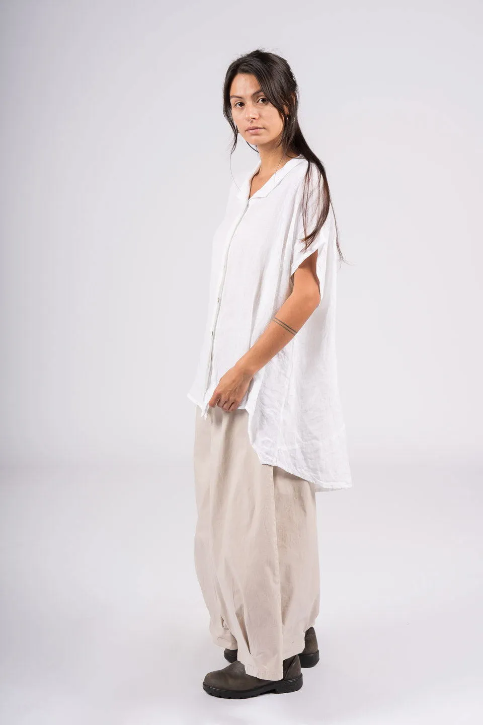 Marcella Linen Button Up Shirt sold by Montaigne product image thumbnail 5