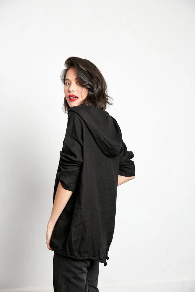 Throw Over Hooded Jacket sold by Montaigne product image thumbnail 3