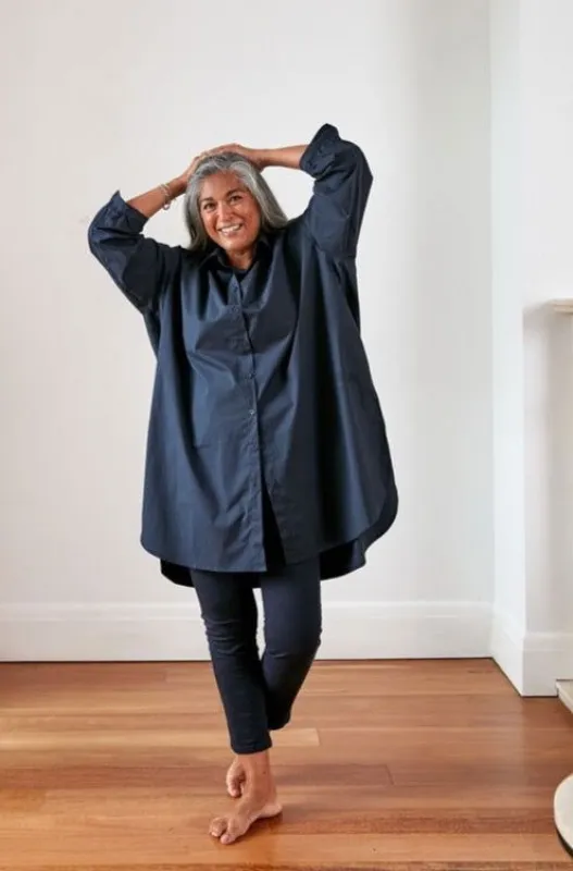 Mon Ami Oversized Poplin Shirt made by Montaigne