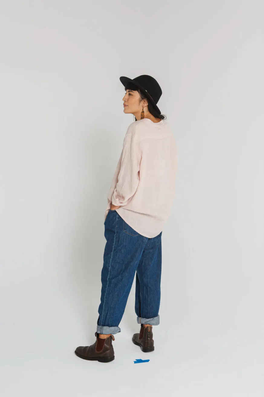 Beauvoir Long Sleeve Linen Shirt sold by Montaigne product image thumbnail 2