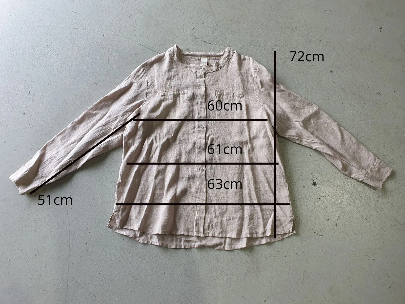 Beauvoir Long Sleeve Linen Shirt sold by Montaigne product image thumbnail 4