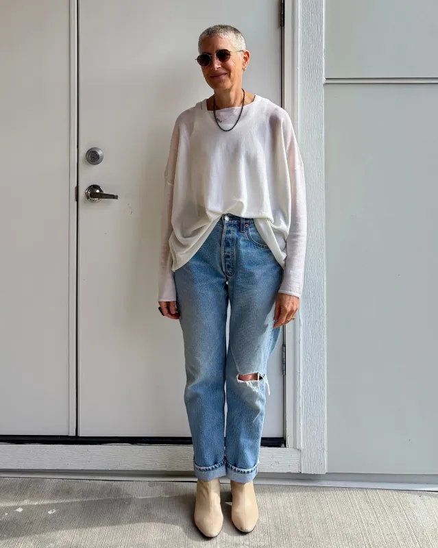 Laurant 100% Australian Merino Superfine Loose Knit made by Montaigne