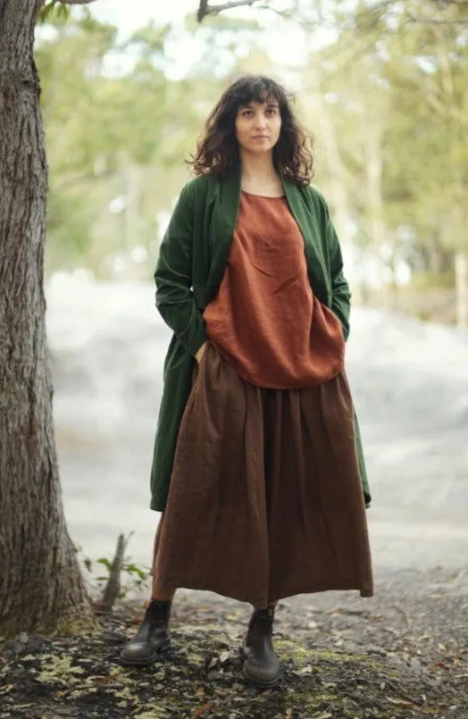 Frederic x Montaigne Pissarro Longline Velvet Coat sold by Montaigne product image thumbnail 5