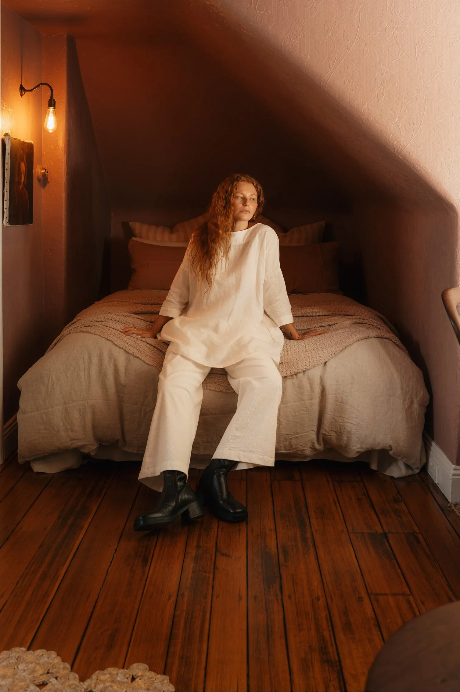 French Linen Tunic Top sold by Montaigne product image thumbnail 3