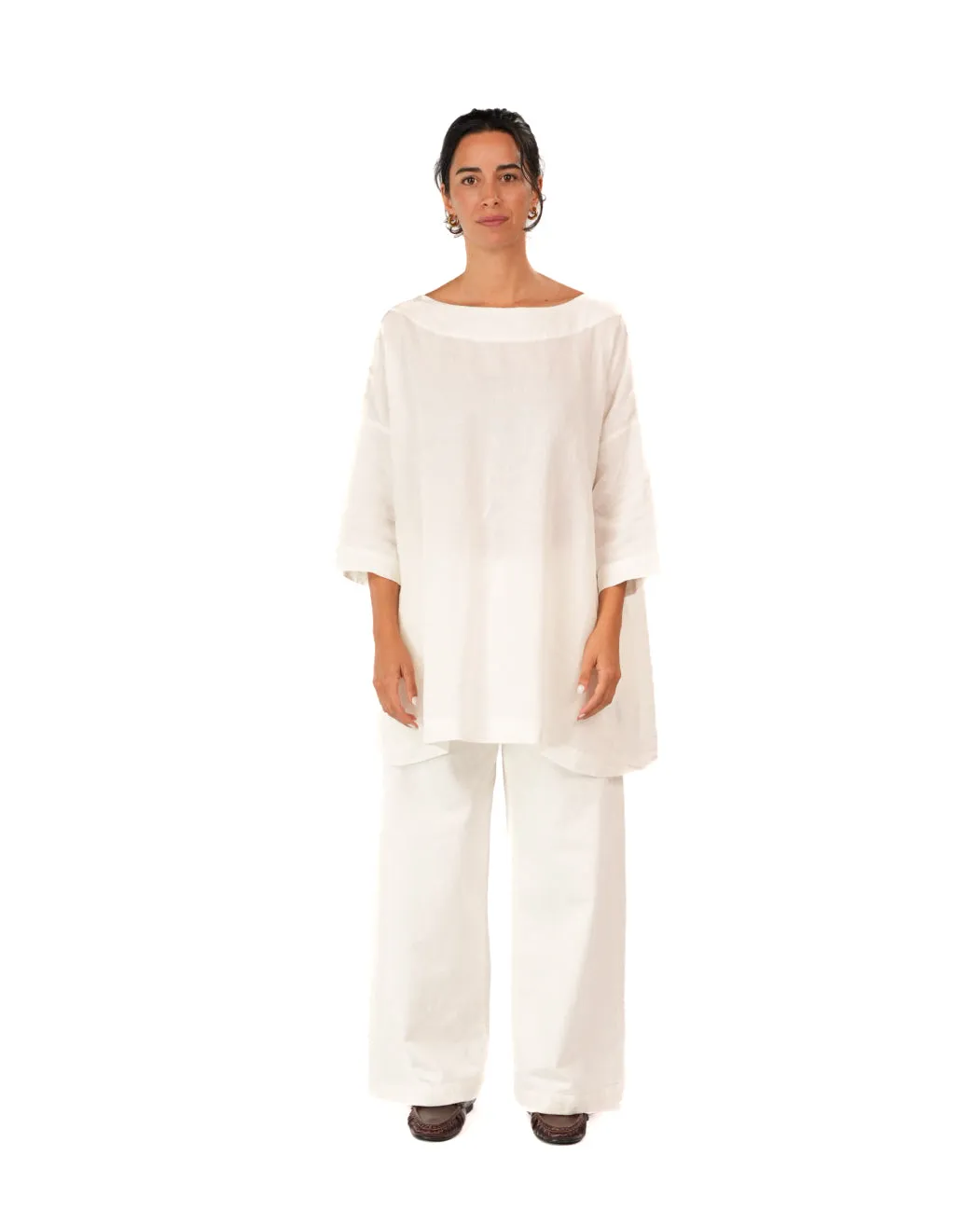 French Linen Tunic Top sold by Montaigne product image thumbnail 5