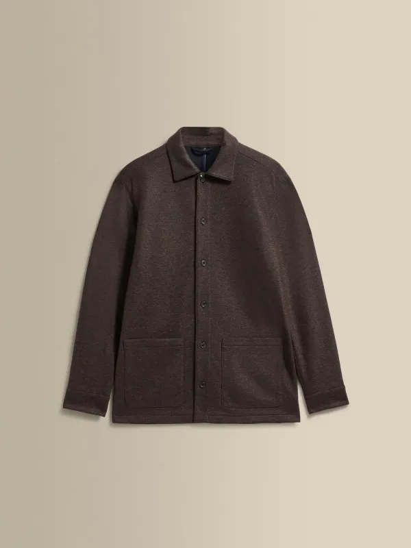 Cashmere Button Through Overshirt sold by Thom Sweeney