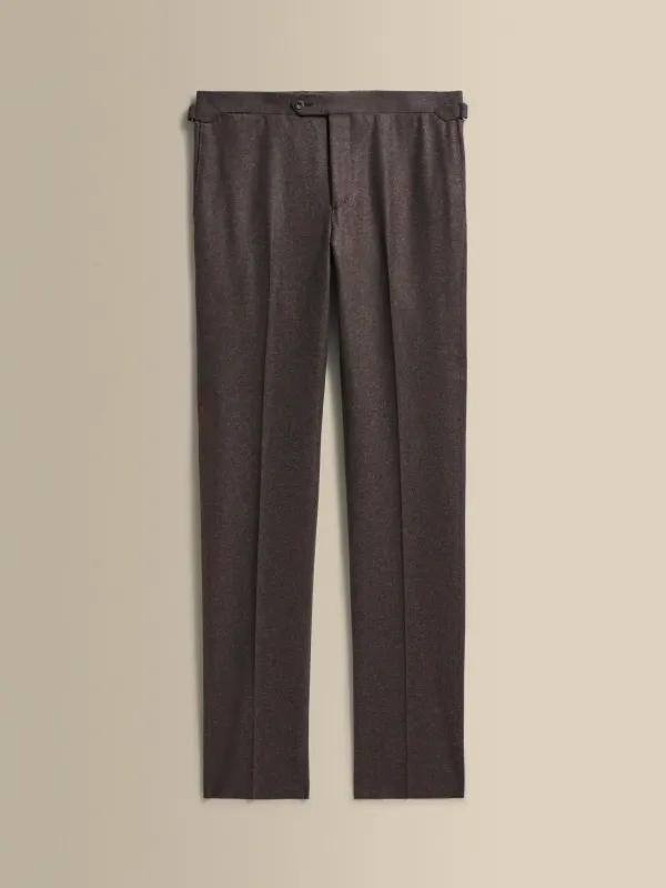 Virgin Wool Flat Front Tailored Trousers sold by Thom Sweeney