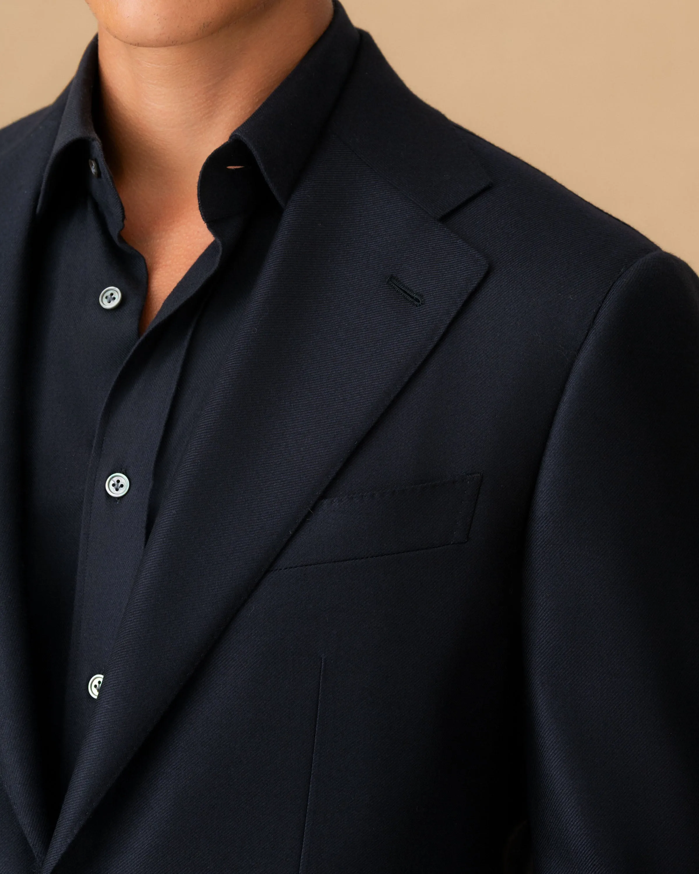 Cashmere Single Breasted Jacket sold by Thom Sweeney product image thumbnail 4