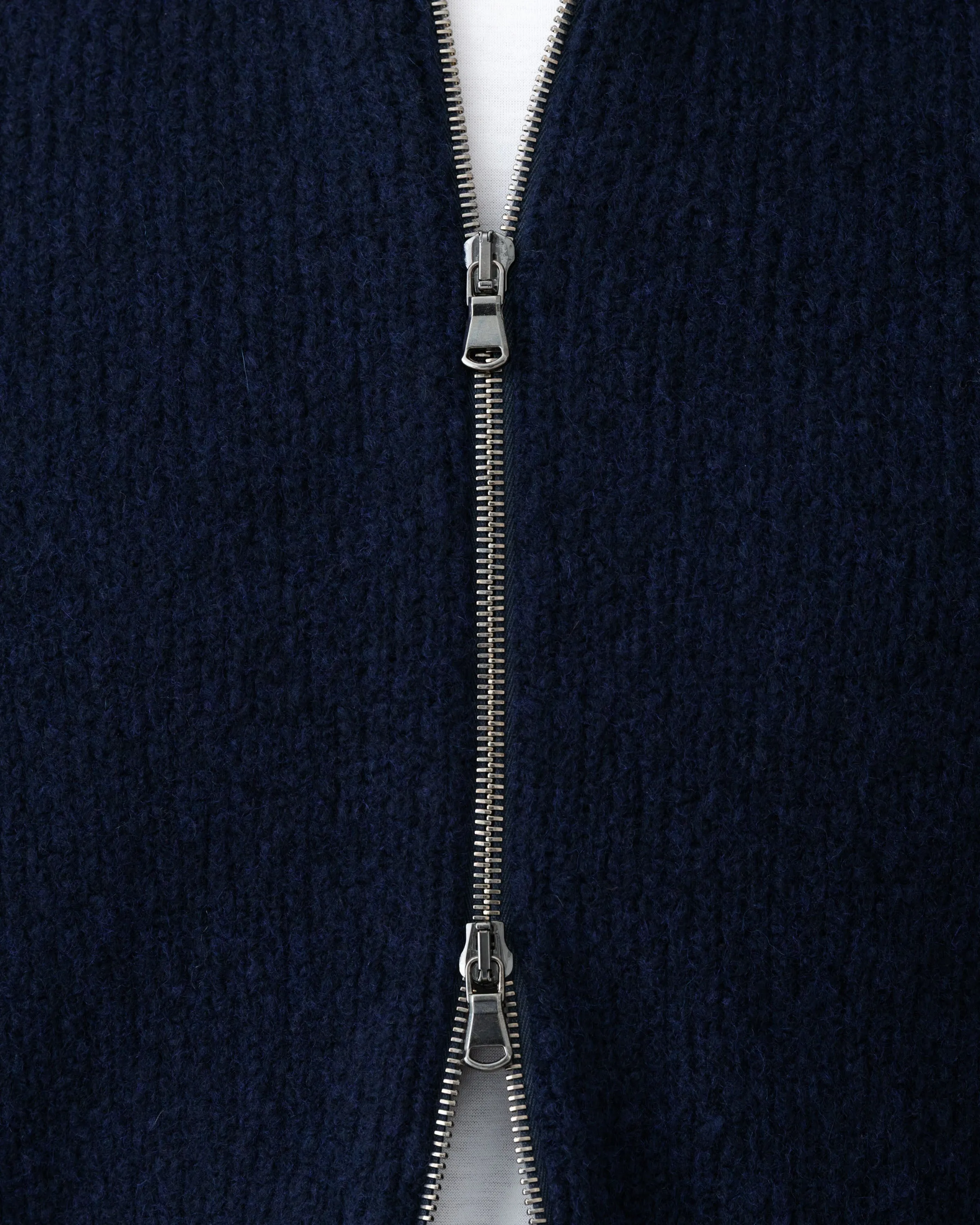 Felted Wool Cashmere Zip-Through Sweater sold by Thom Sweeney product image thumbnail 5