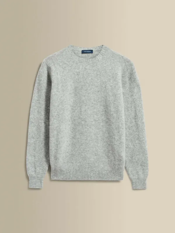 Brushed Cashmere Silk Crew Neck Sweater sold by Thom Sweeney