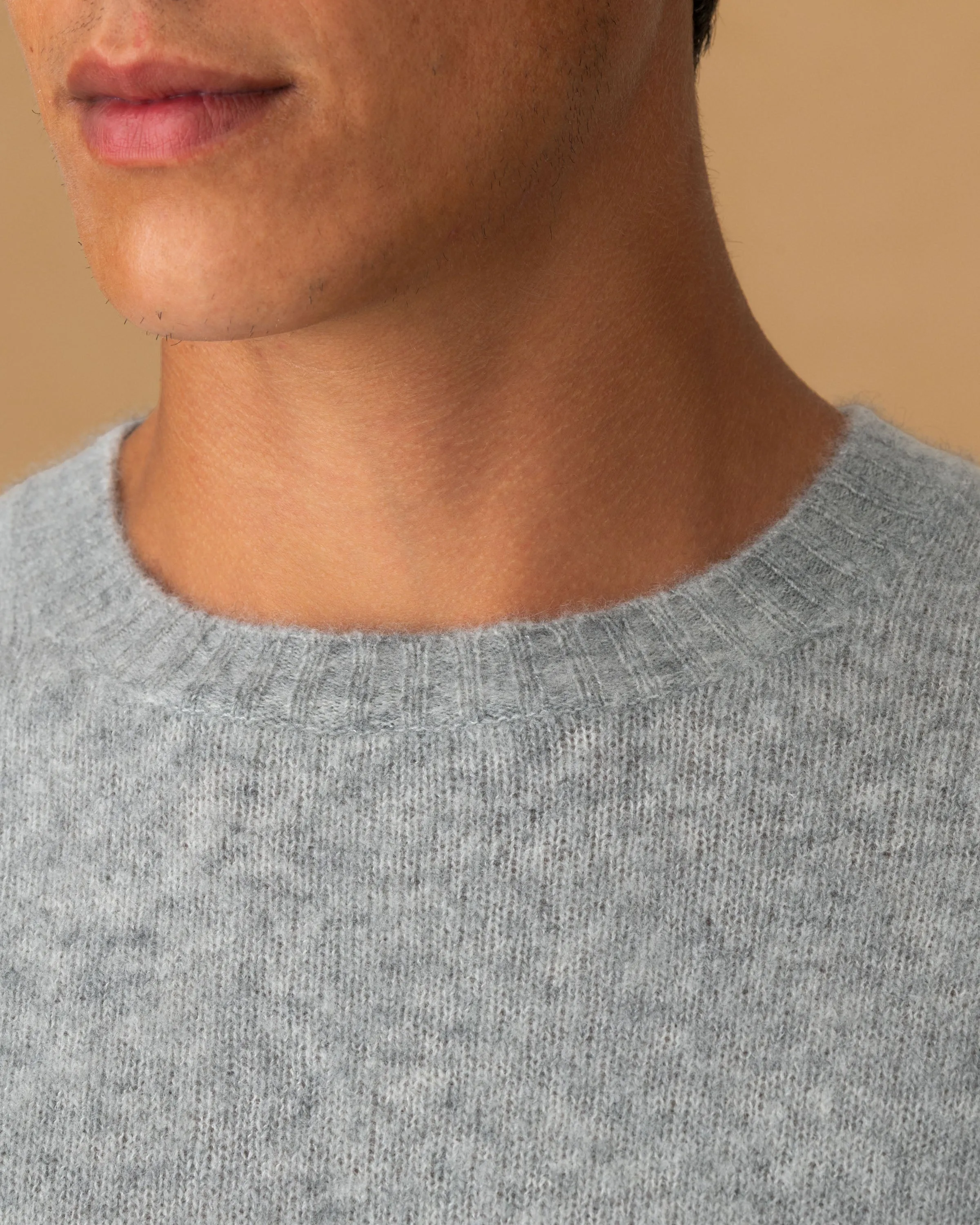 Brushed Cashmere Silk Crew Neck Sweater sold by Thom Sweeney product image thumbnail 4