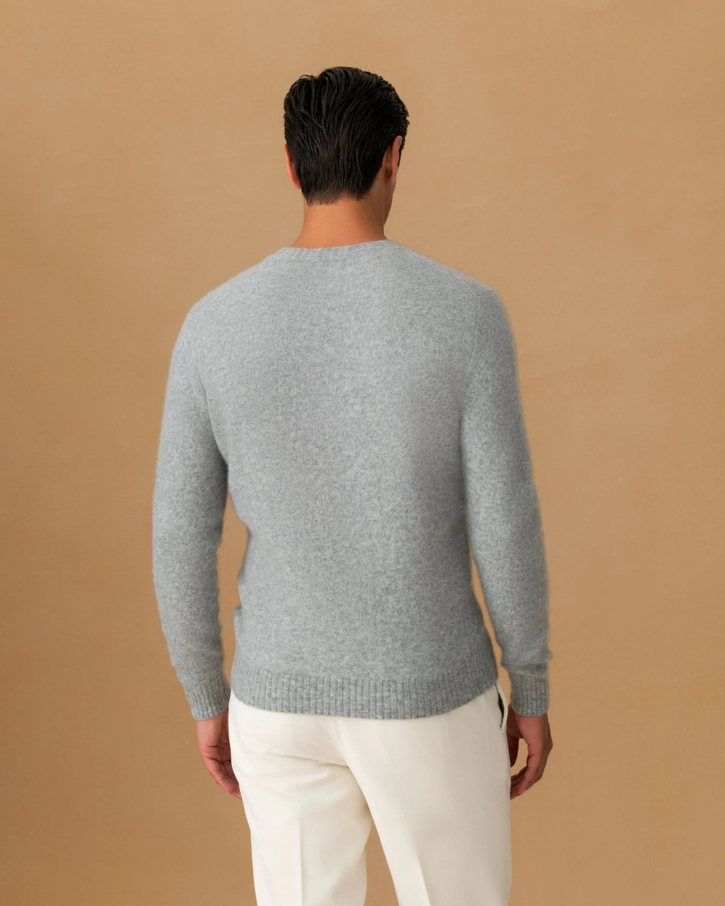 Brushed Cashmere Silk Crew Neck Sweater sold by Thom Sweeney product image thumbnail 5