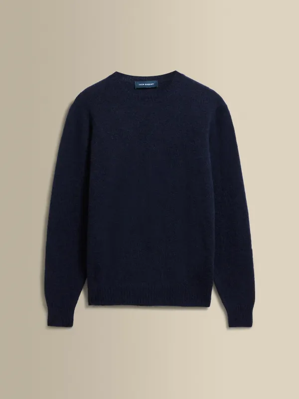 Brushed Cashmere Silk Crew Neck Sweater sold by Thom Sweeney
