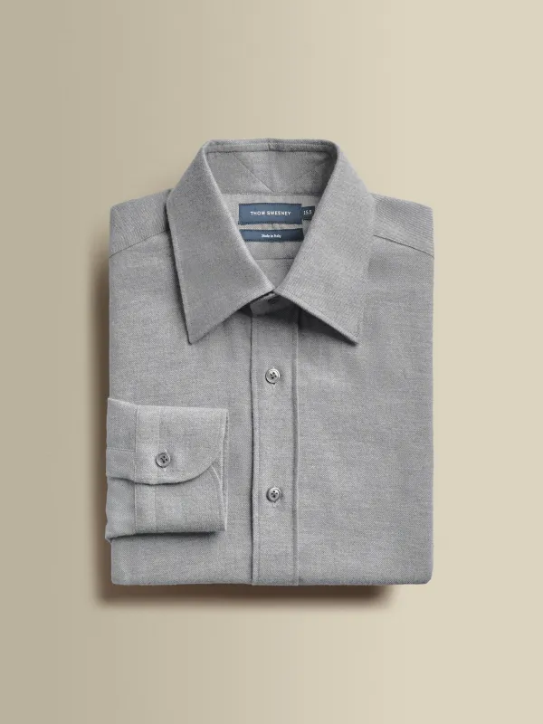 Flannel Point Collar Shirt sold by Thom Sweeney