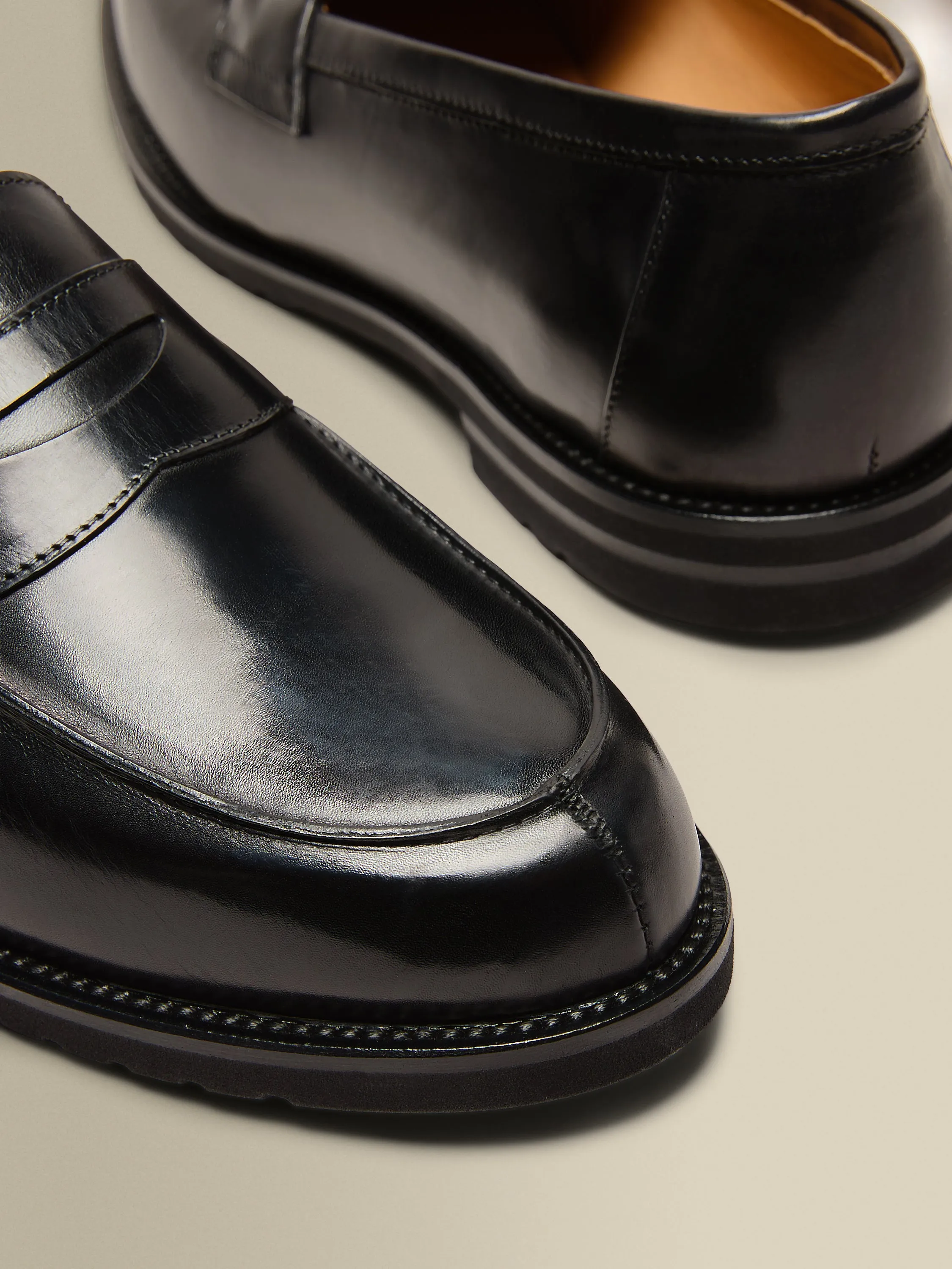 Calf Leather Penny Loafer Shoes sold by Thom Sweeney product image thumbnail 3