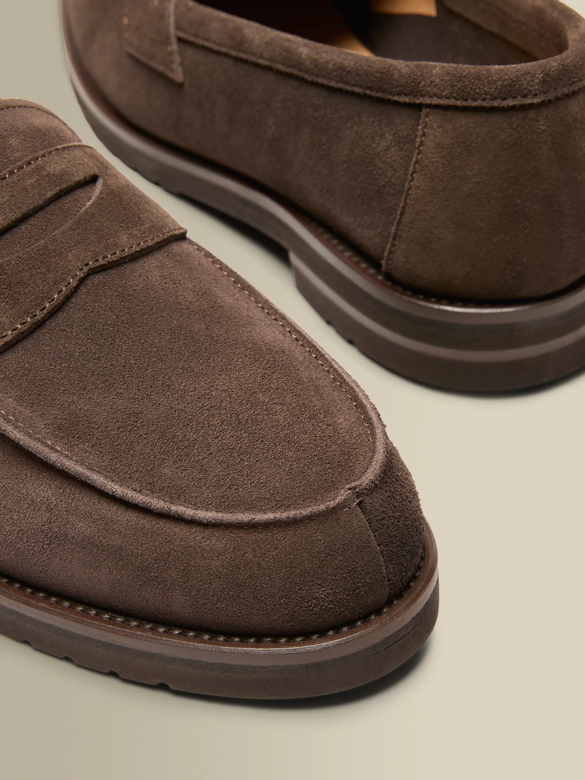 Suede Penny Loafer Shoes sold by Thom Sweeney product image thumbnail 3