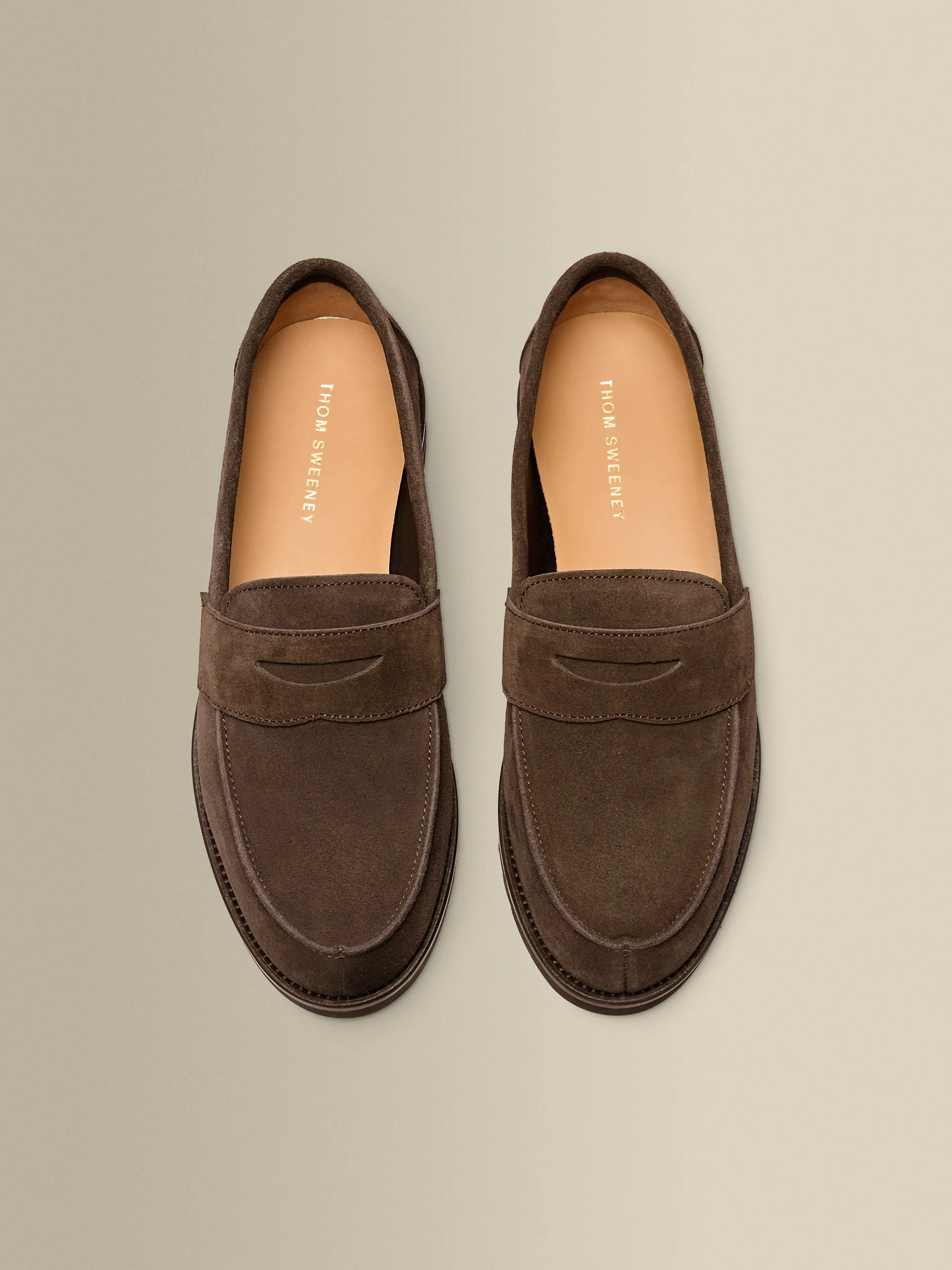 Suede Penny Loafer Shoes sold by Thom Sweeney product image thumbnail 5