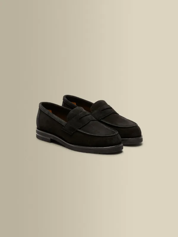 Suede Penny Loafer Shoes sold by Thom Sweeney