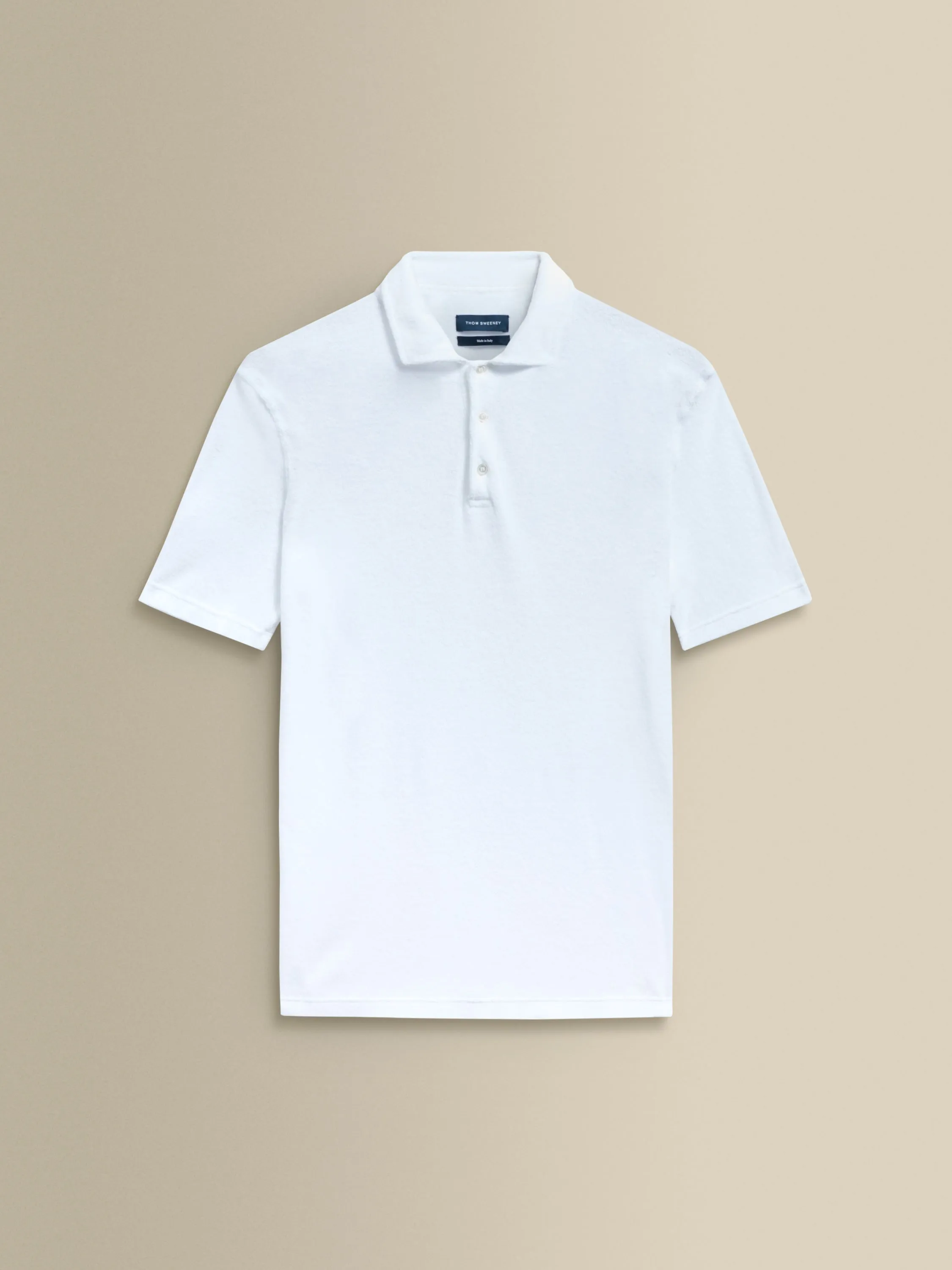 Terry Cotton Polo Shirt sold by Thom Sweeney