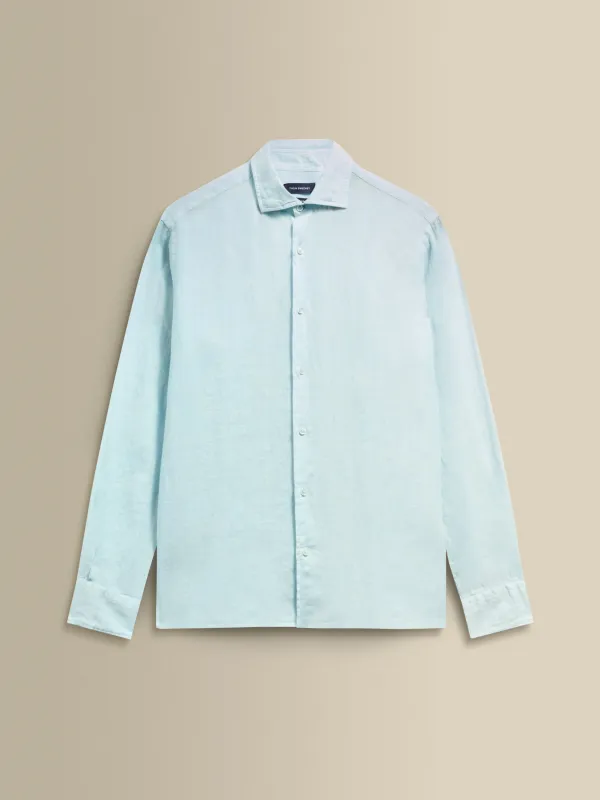 Linen Cutaway Collar Shirt sold by Thom Sweeney
