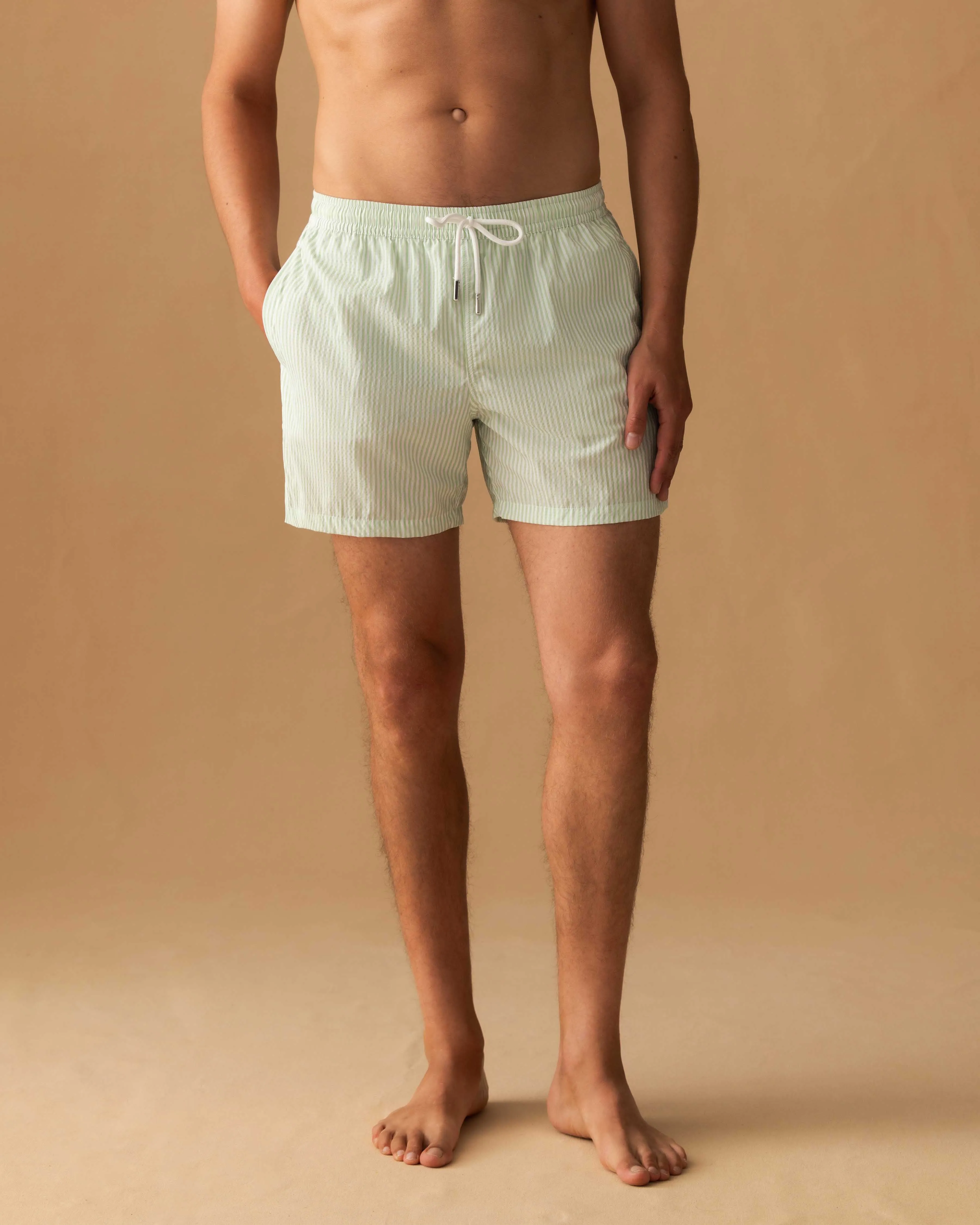 Nylon Mid Length Swim Shorts sold by Thom Sweeney product image thumbnail 3