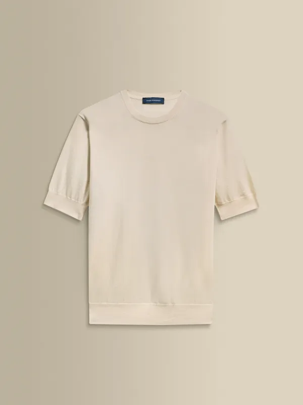 Cashmere Silk Ribbed T-Shirt sold by Thom Sweeney