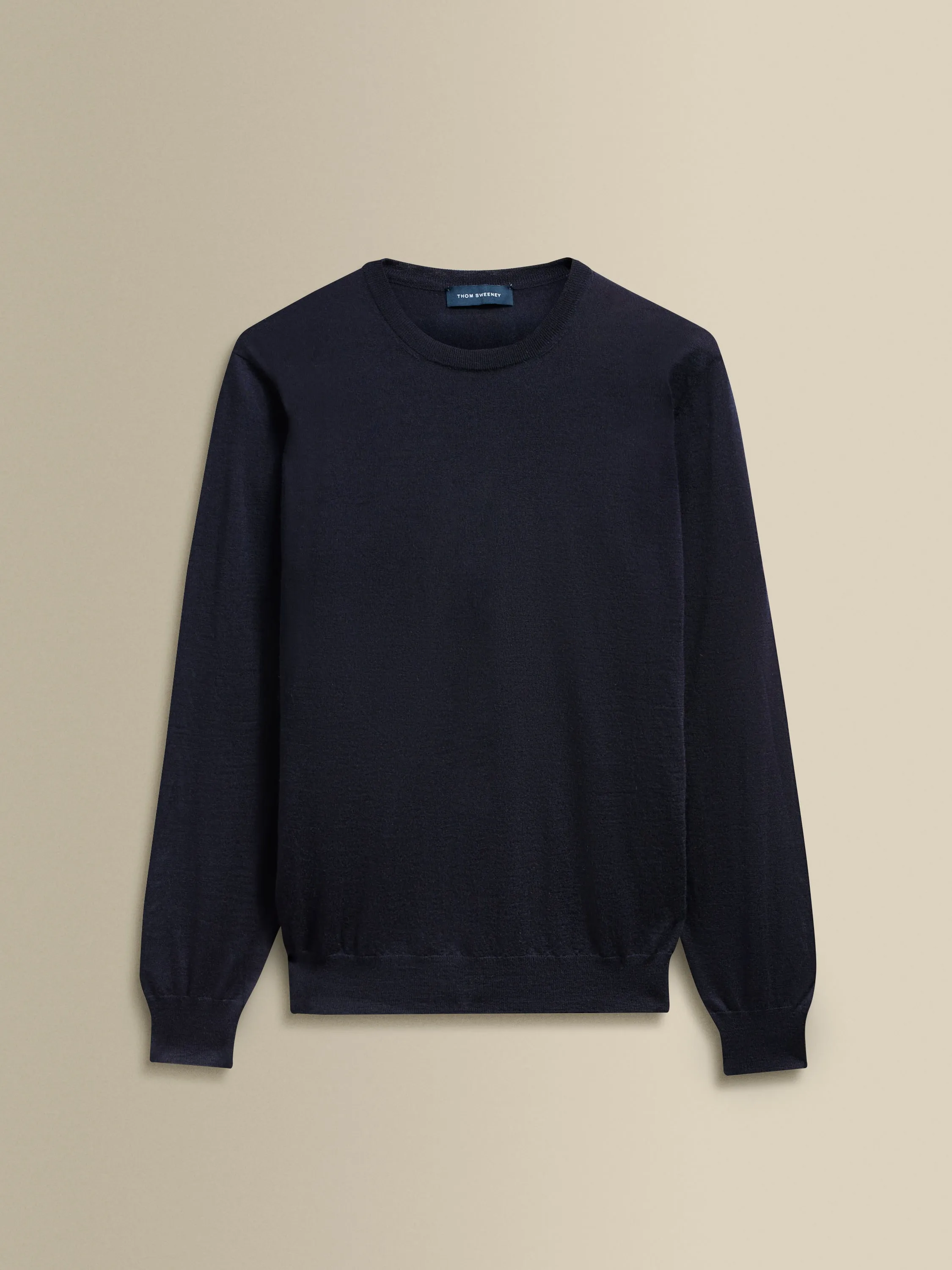 Cashmere Silk Ribbed Long Sleeve T-Shirt sold by Thom Sweeney