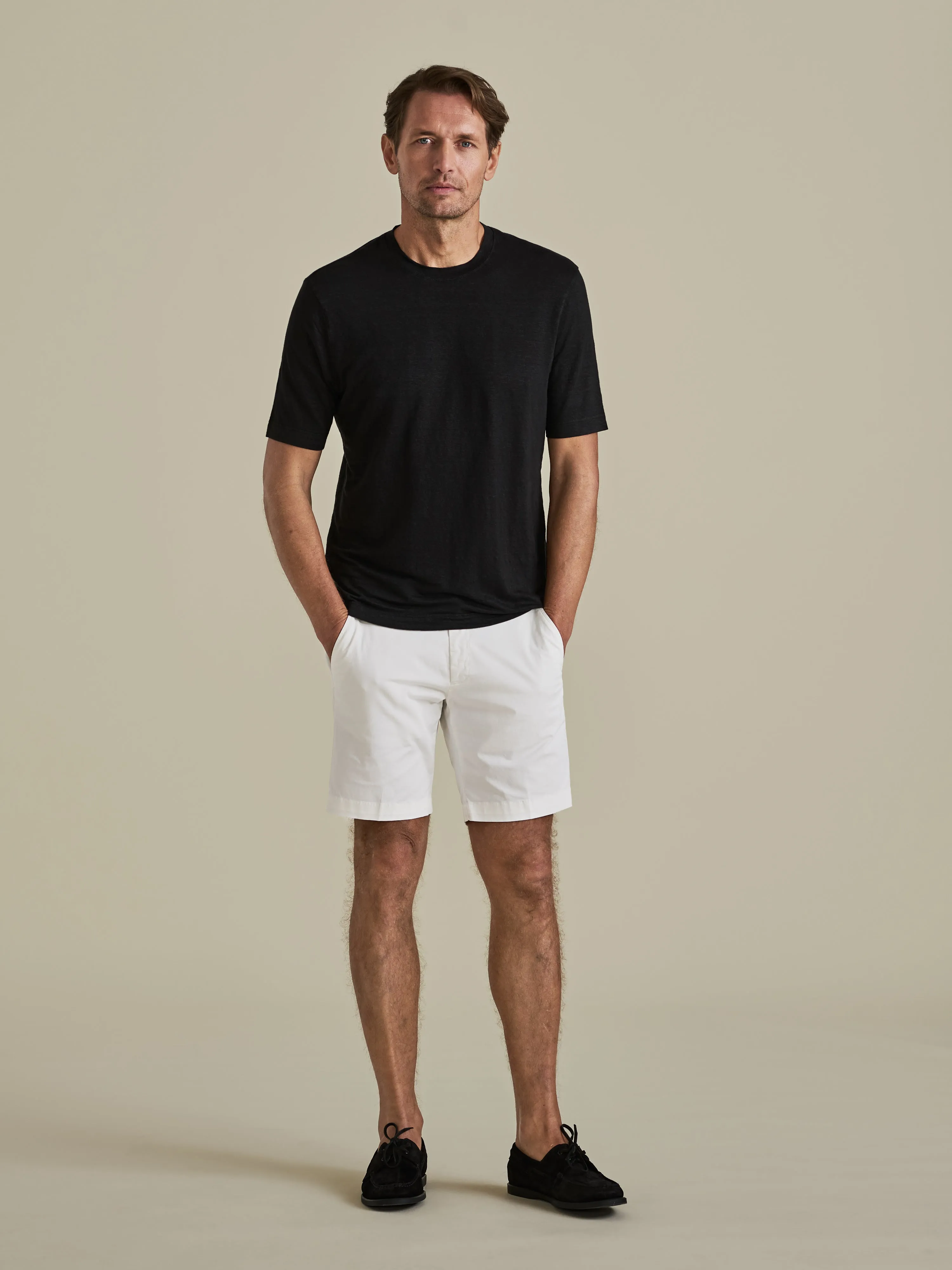 Linen Jersey T-Shirt sold by Thom Sweeney product image thumbnail 3