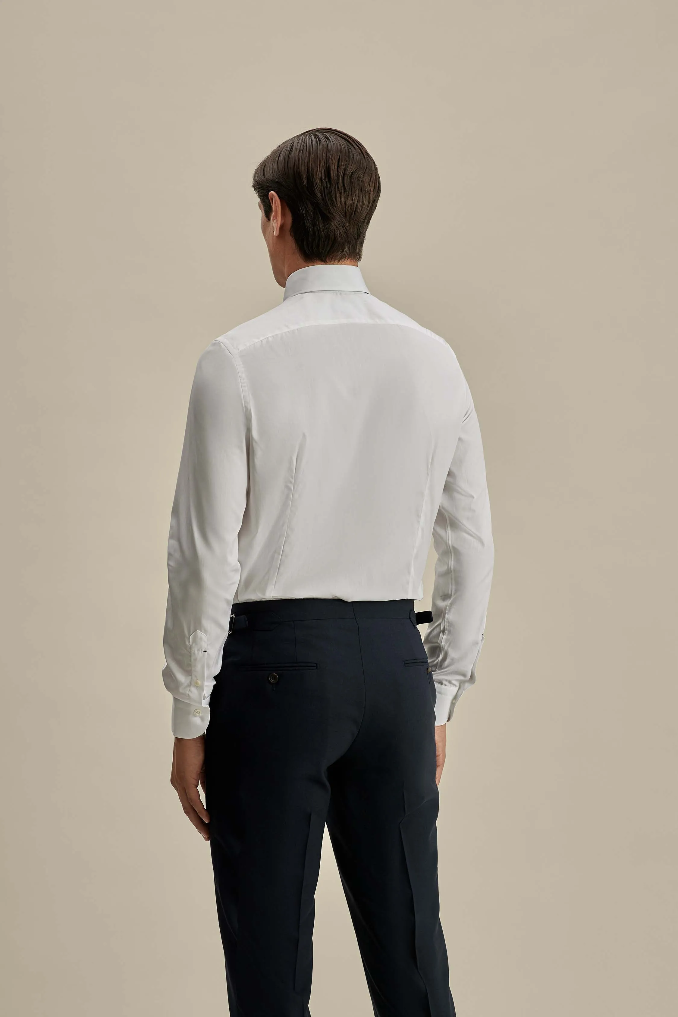 Cotton Poplin Point Collar Shirt sold by Thom Sweeney product image thumbnail 5