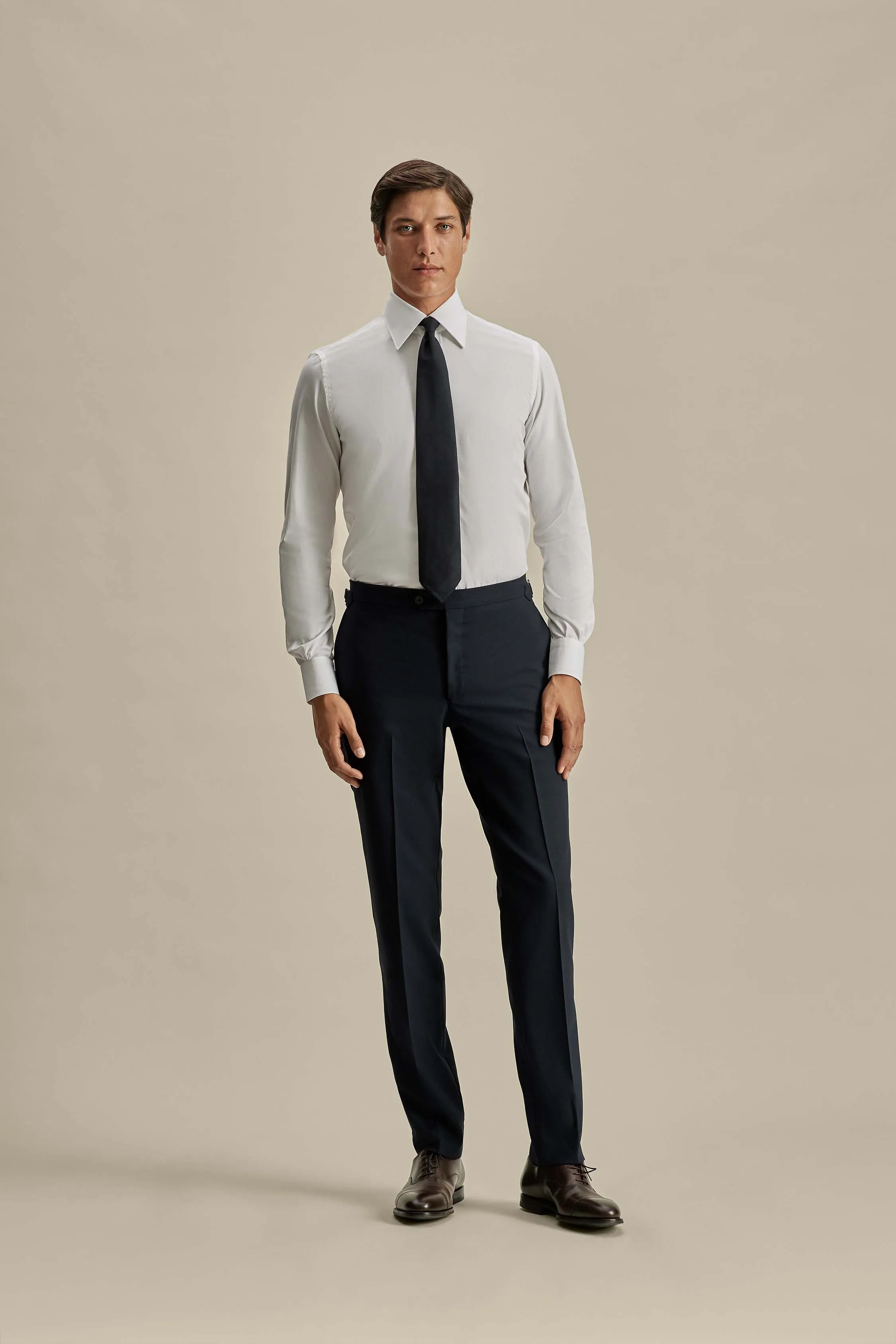 Cotton Poplin Point Collar Shirt sold by Thom Sweeney product image thumbnail 3