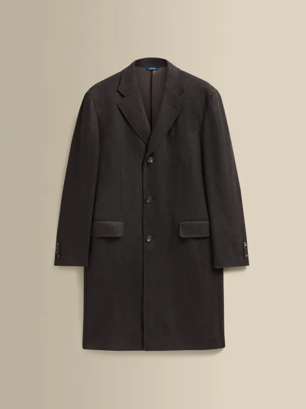Cashmere Unstructured Single Breasted Overcoat sold by Thom Sweeney