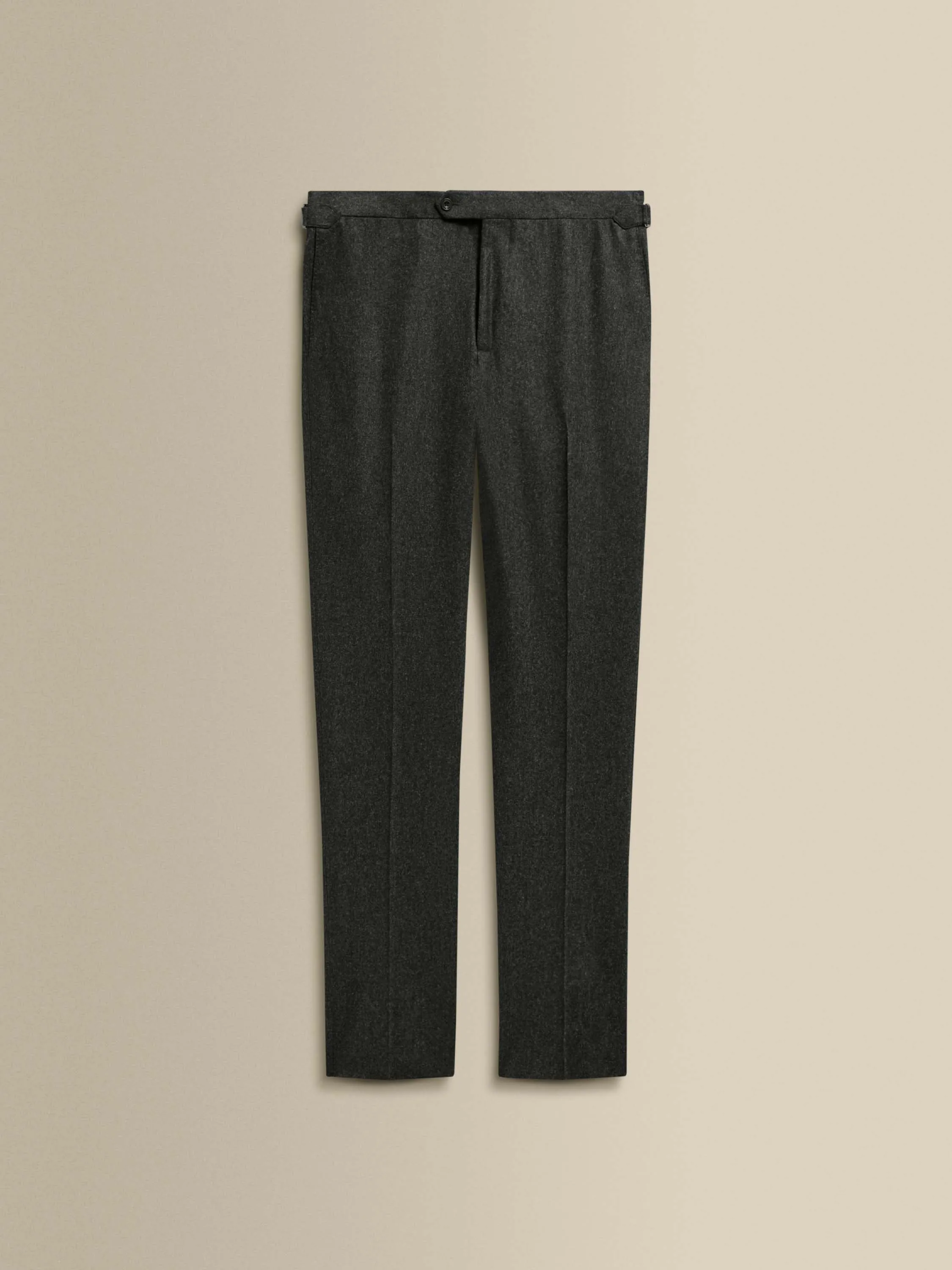 Flannel Flat Front Tailored Trousers sold by Thom Sweeney