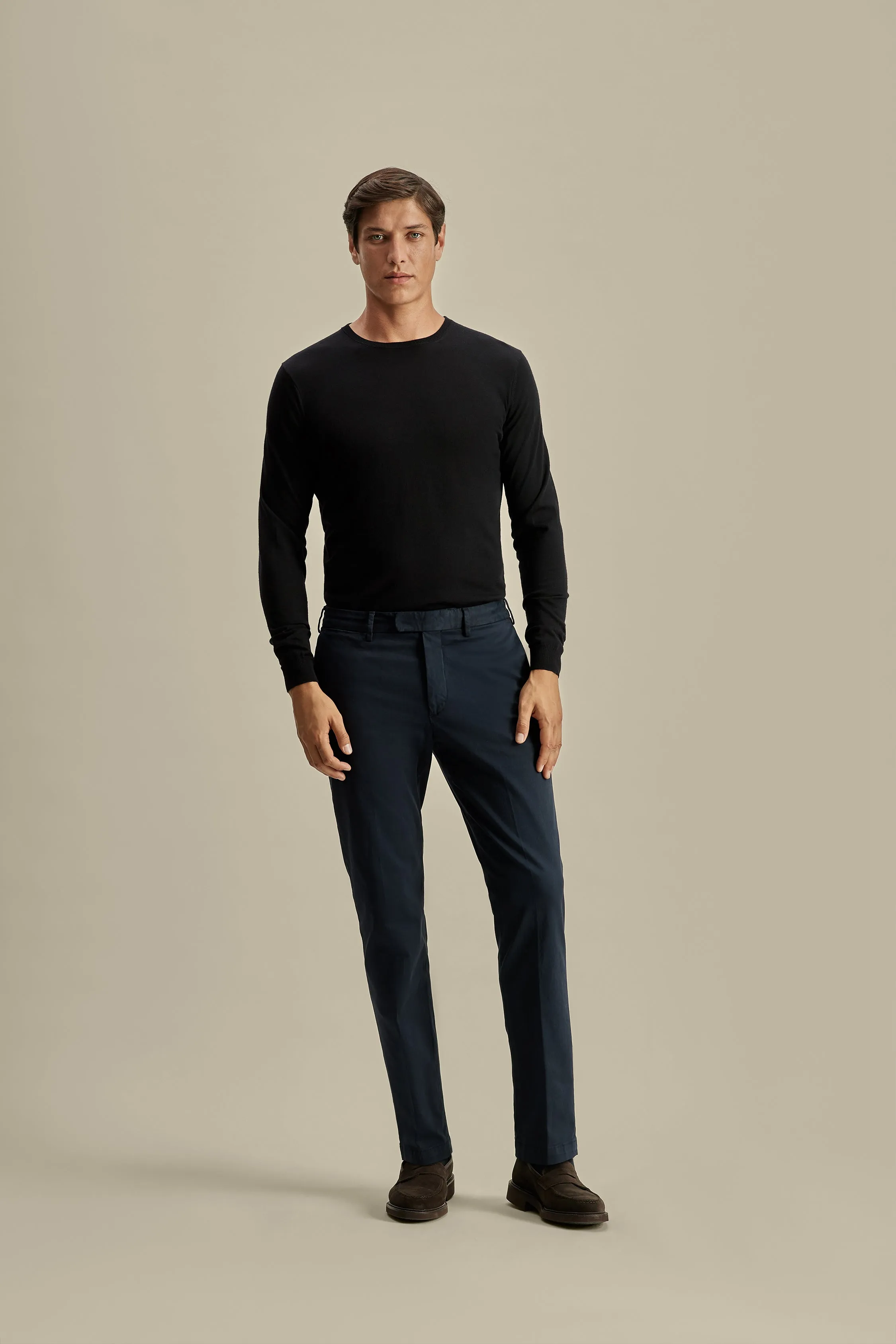 Merino Wool Extrafine Crew Neck Sweater sold by Thom Sweeney product image thumbnail 3