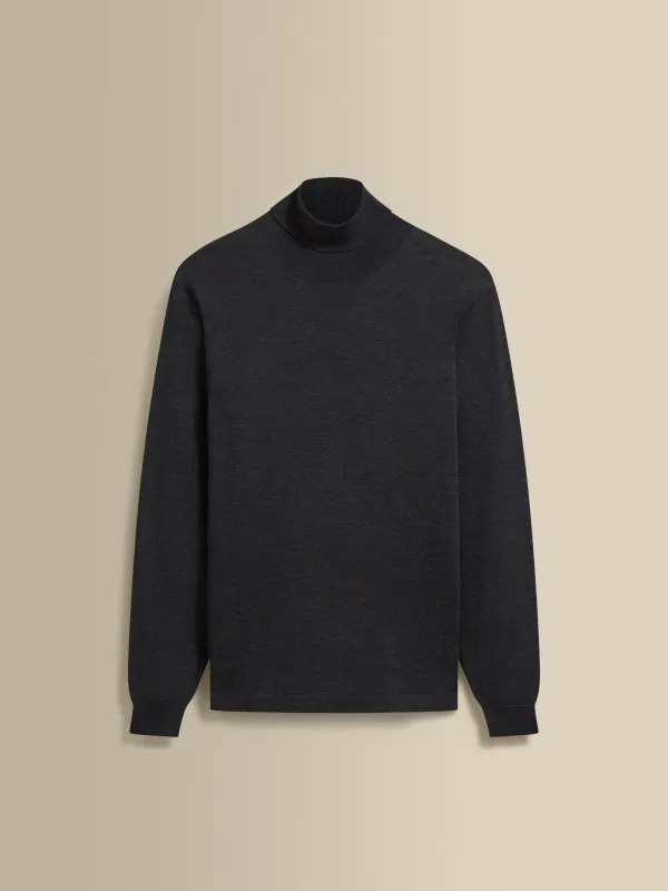 Merino Wool Extrafine Roll Neck Sweater sold by Thom Sweeney