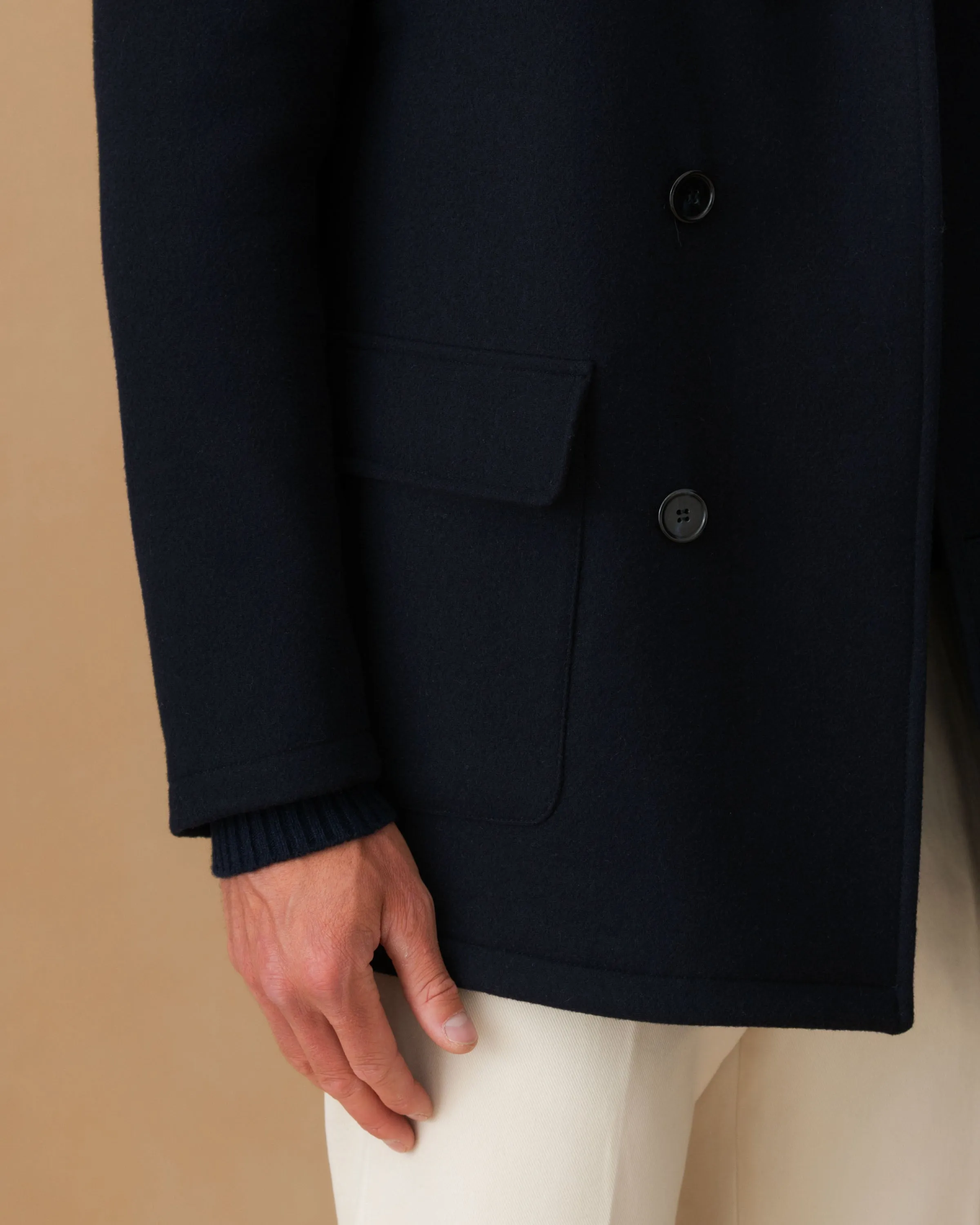 Double Wool Pea Coat sold by Thom Sweeney product image thumbnail 4