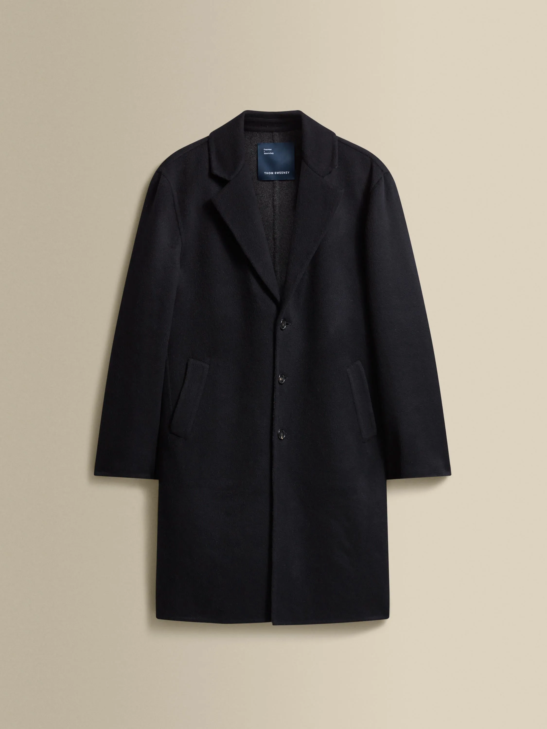 Double Faced Cashmere Single Breasted Overcoat sold by Thom Sweeney