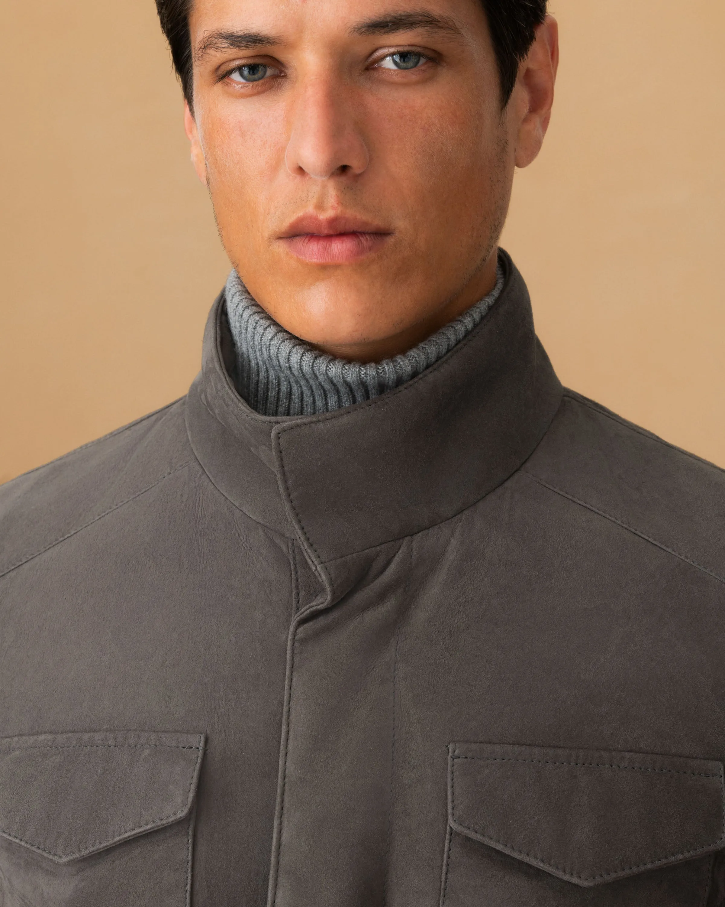 Suede Field Jacket sold by Thom Sweeney product image thumbnail 3