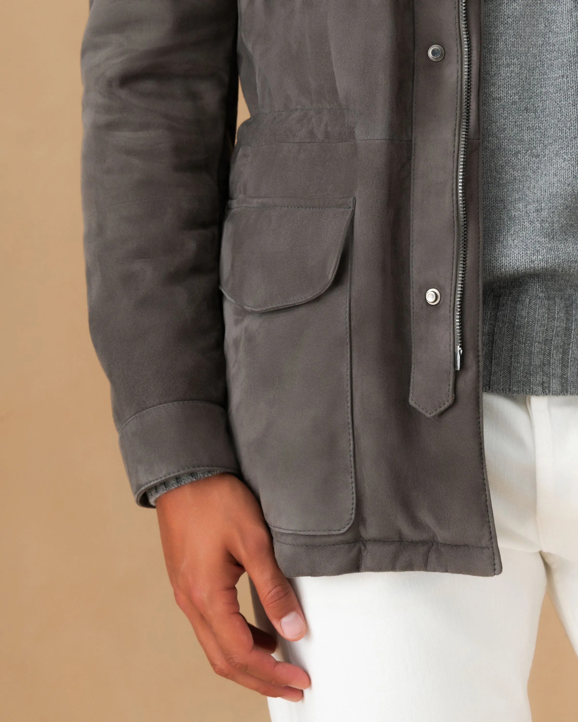 Suede Field Jacket sold by Thom Sweeney product image thumbnail 5