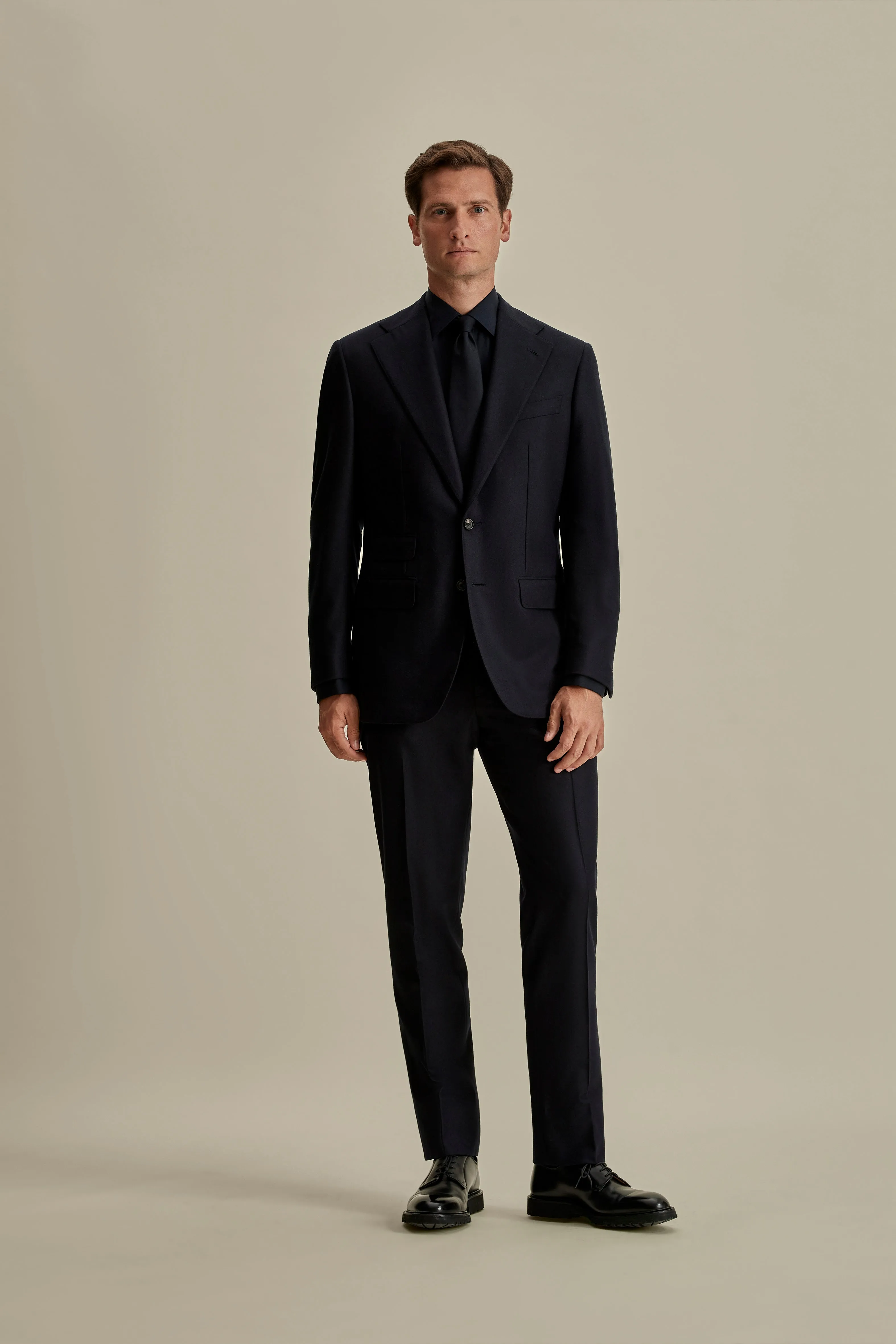 Flannel Single Breasted Wool Suit sold by Thom Sweeney product image thumbnail 2