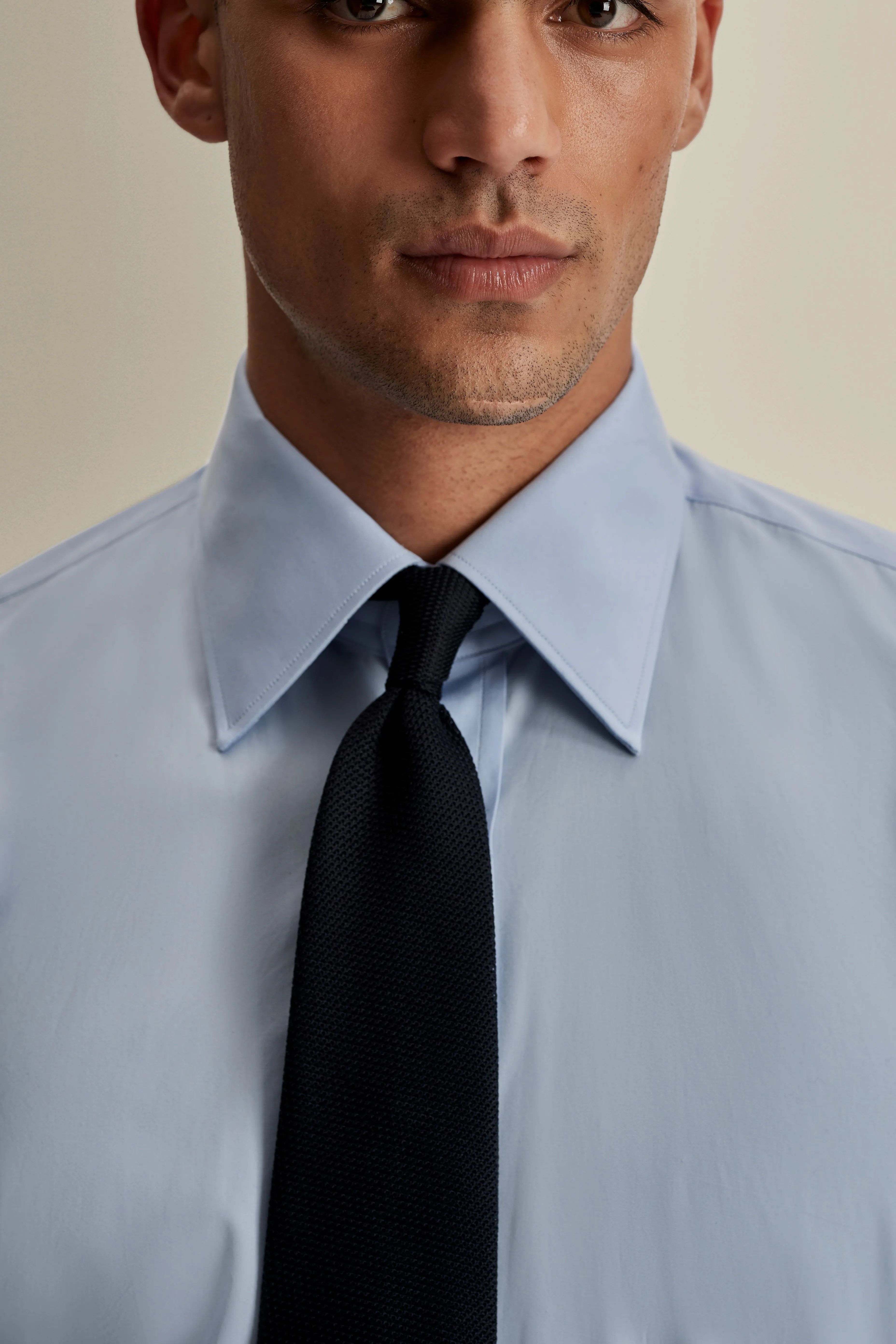 Solid Poplin Point Collar Shirt sold by Thom Sweeney product image thumbnail 4