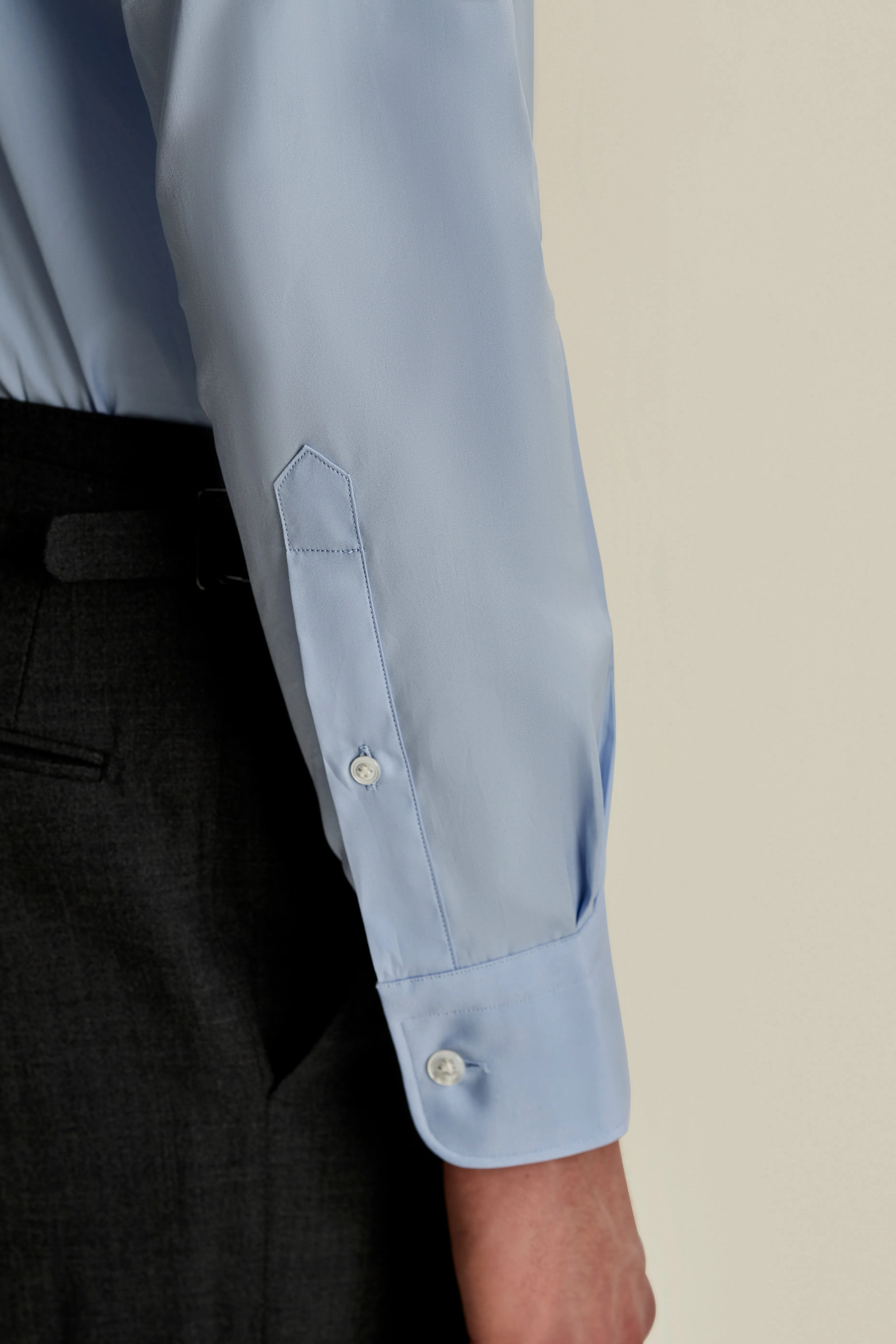 Solid Poplin Point Collar Shirt sold by Thom Sweeney product image thumbnail 5