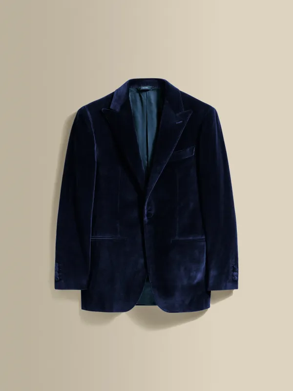 Velvet Single Breasted Peak Lapel Dinner Jacket sold by Thom Sweeney