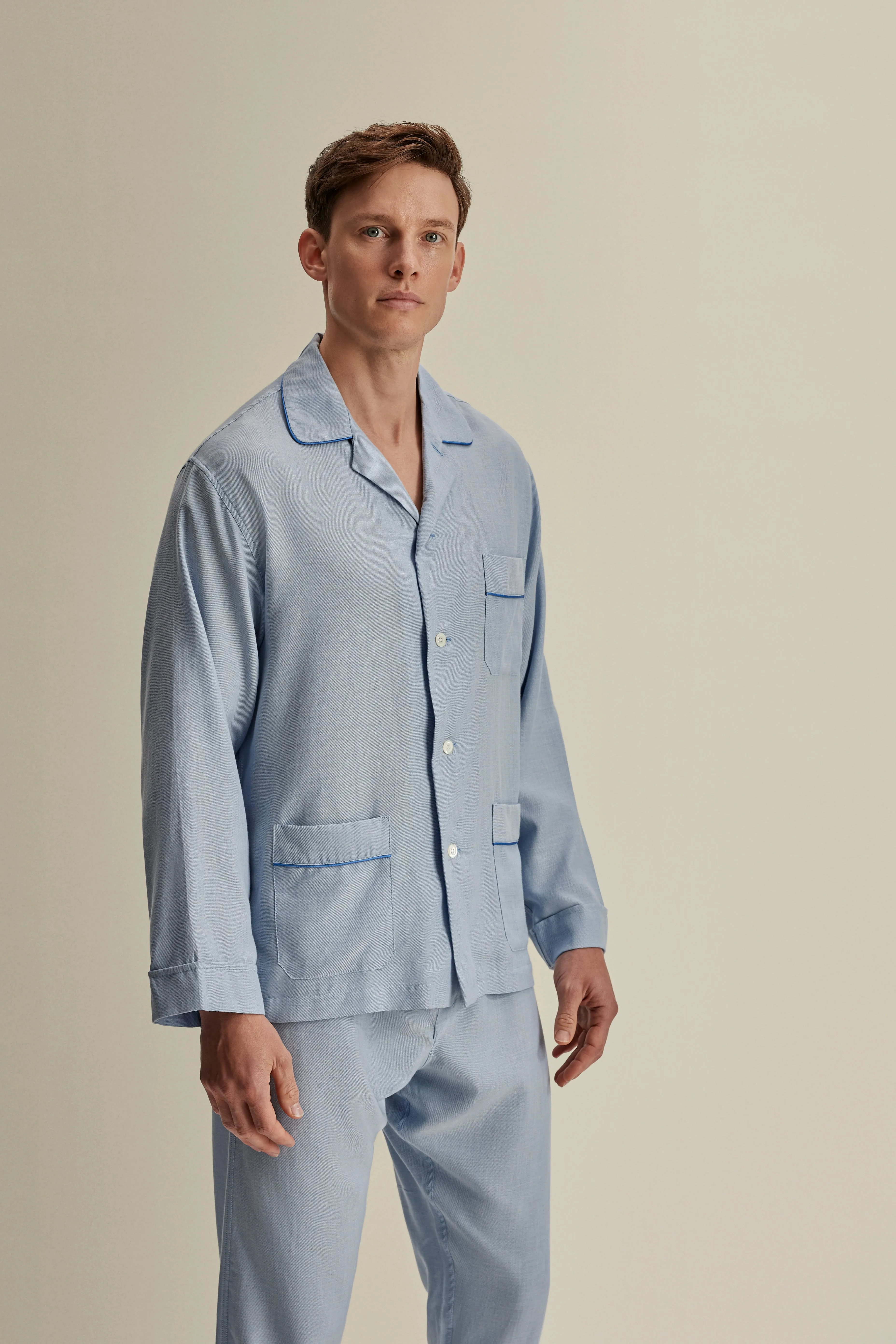Brushed Cotton Pyjamas sold by Thom Sweeney product image thumbnail 3