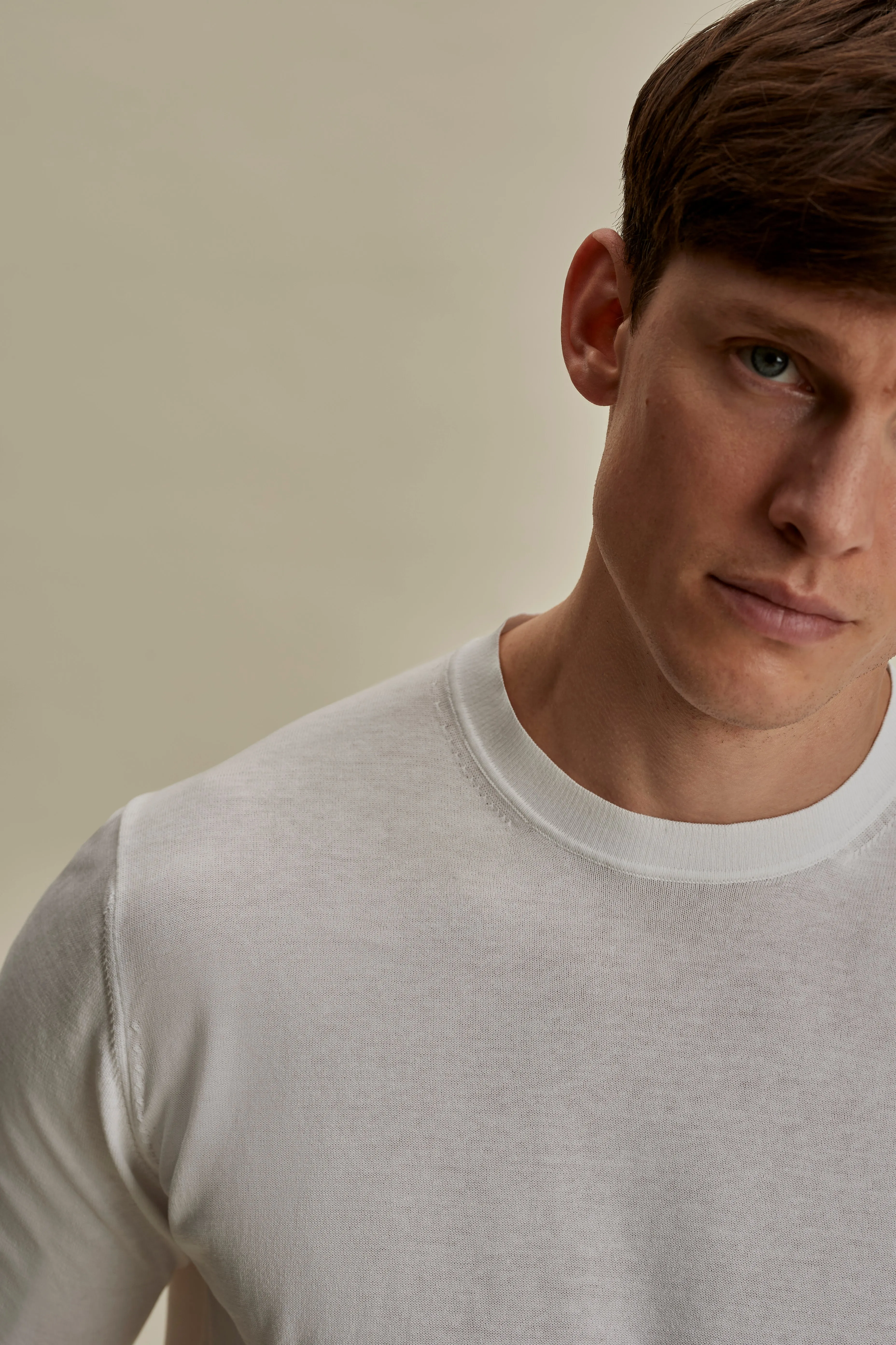 Crepe Cotton T-Shirt sold by Thom Sweeney product image thumbnail 4