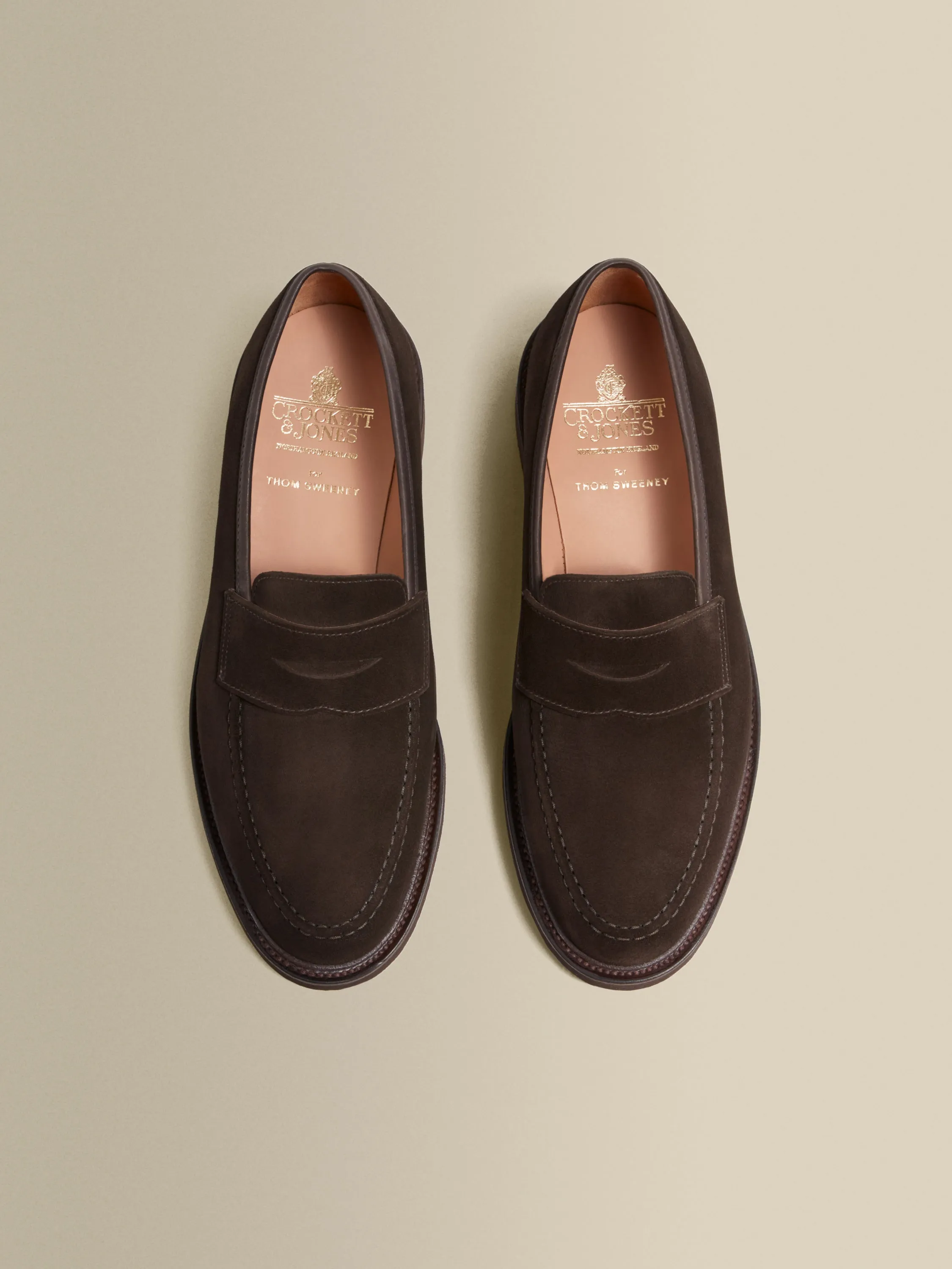 Calf Suede Penny Loafer Shoes sold by Thom Sweeney product image thumbnail 4